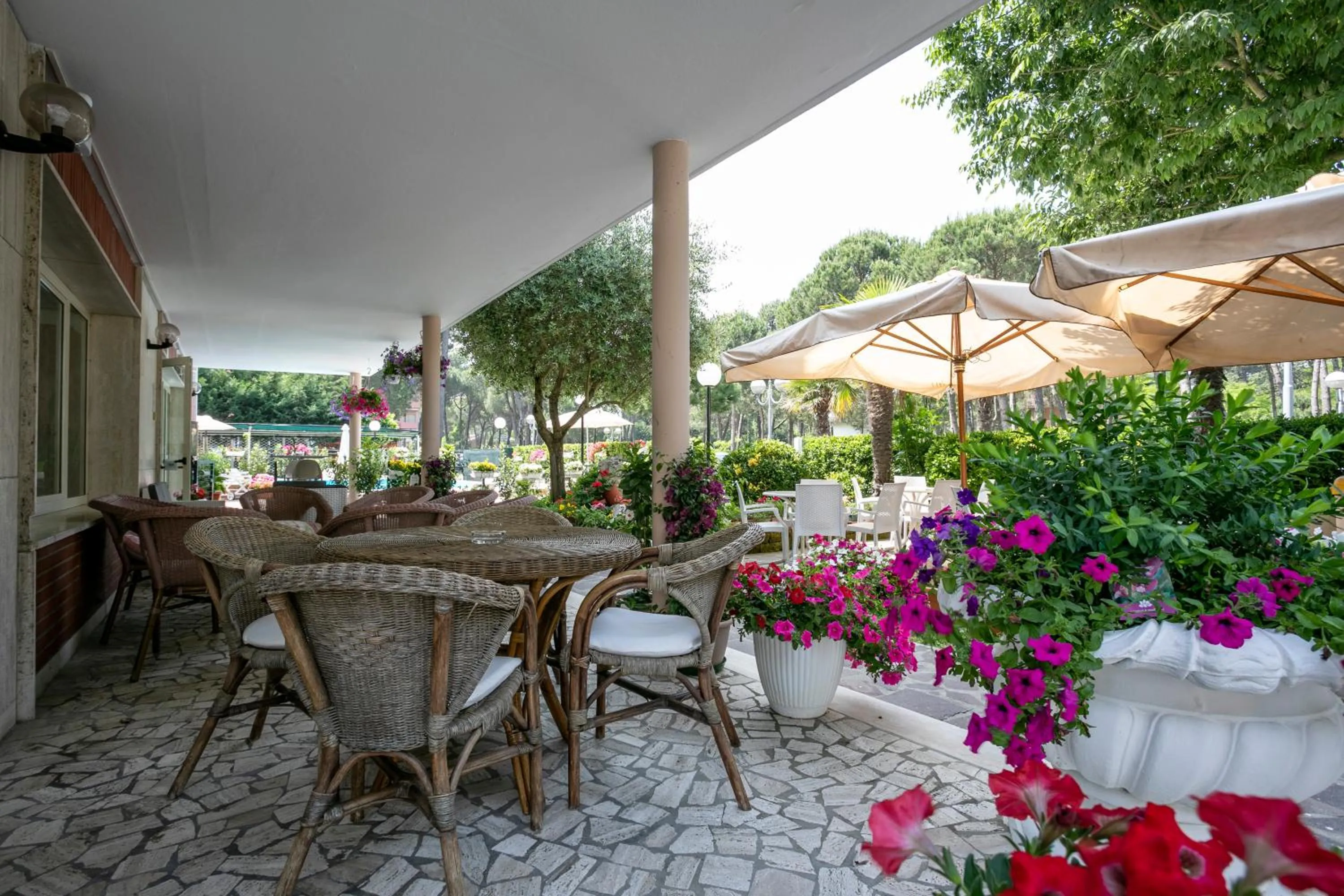 Patio in Hotel Ridolfi
