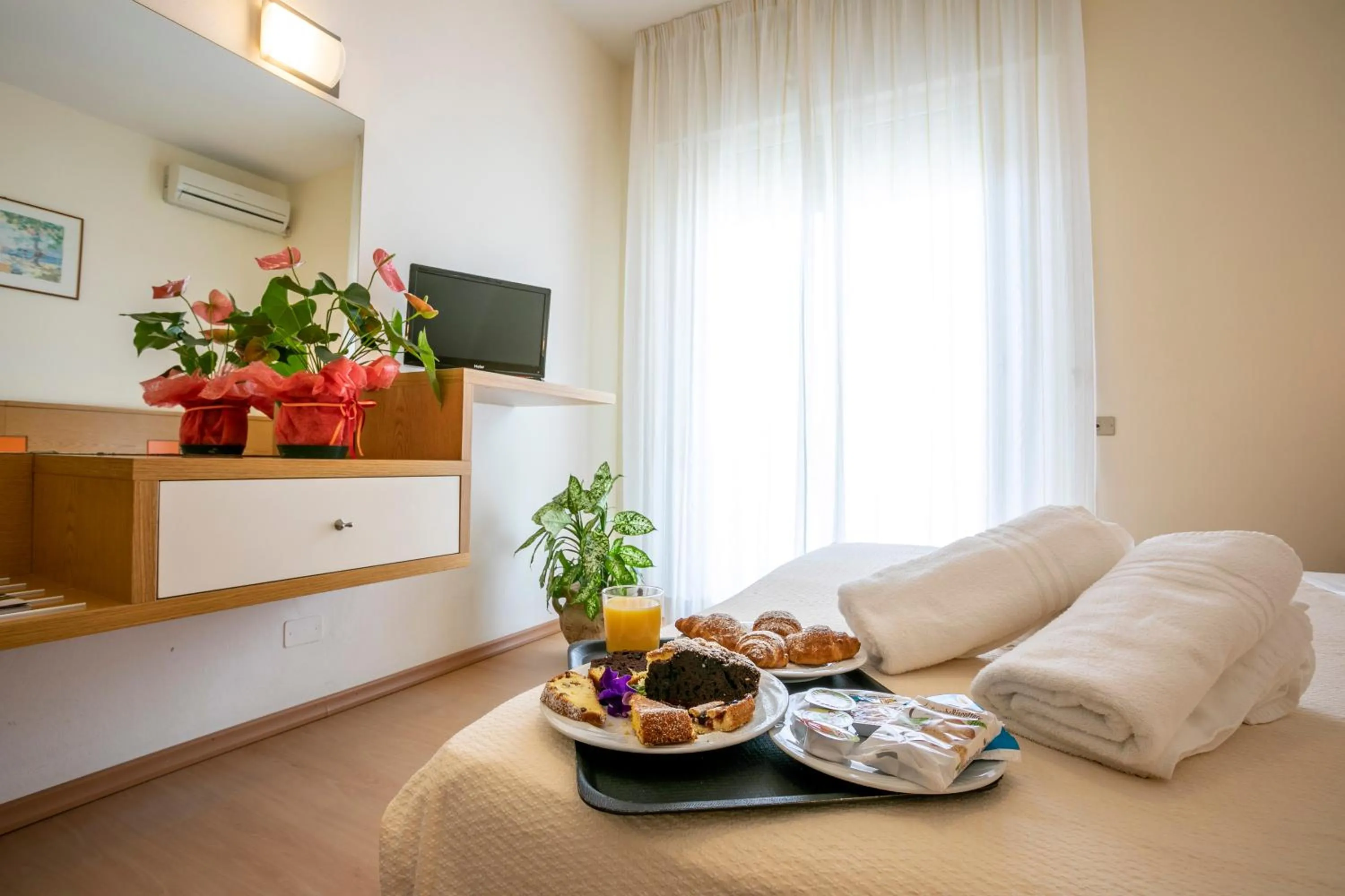 Bed in Hotel Ridolfi