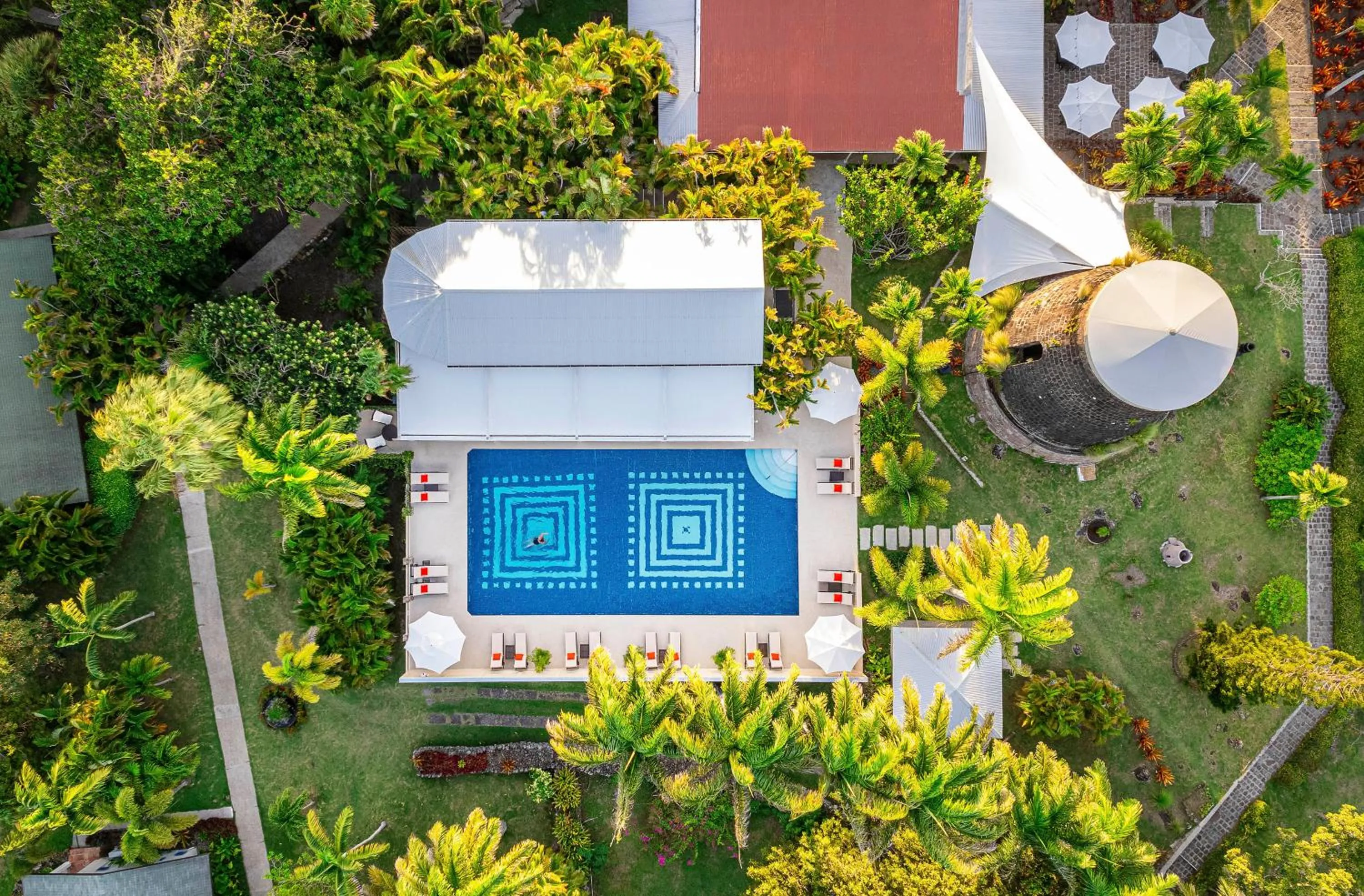 Swimming pool in Montpelier Nevis