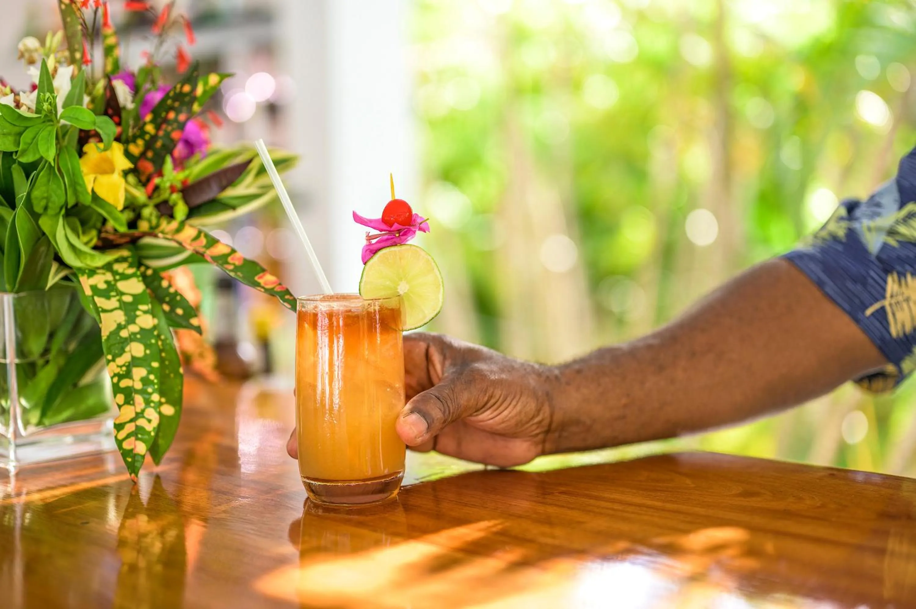 Drinks in Montpelier Nevis