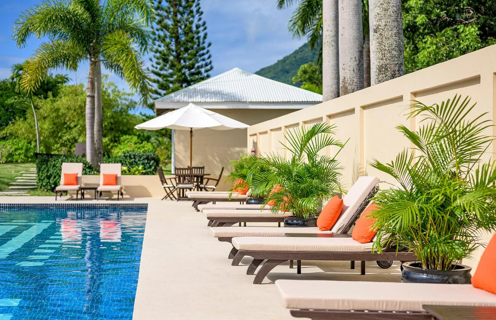 Swimming pool in Montpelier Nevis