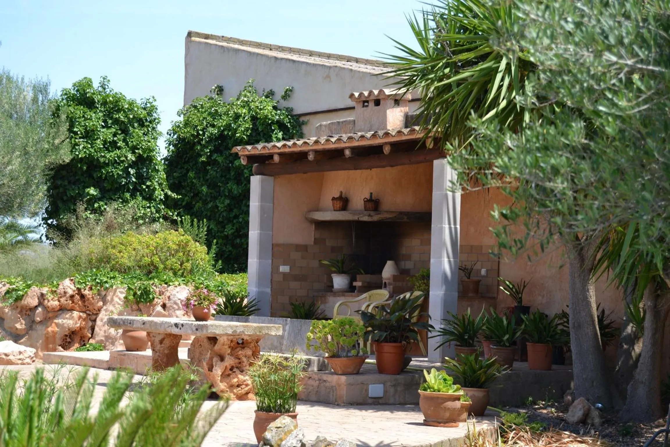 Garden in Agroturismo Finca Son Sala