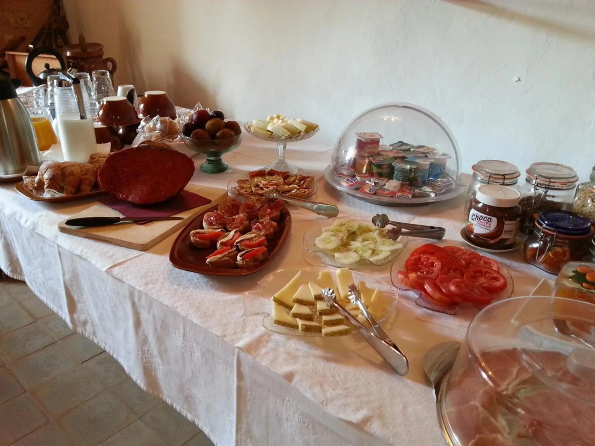 Buffet breakfast in Agroturismo Finca Son Sala