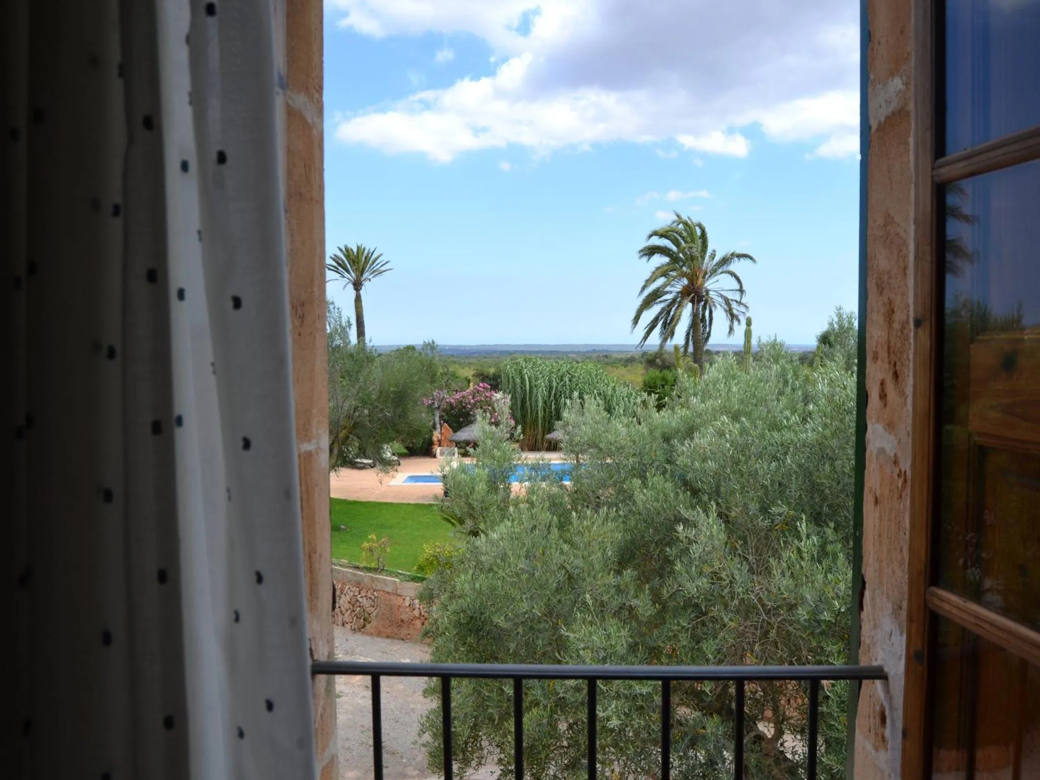 Pool view in Agroturismo Finca Son Sala