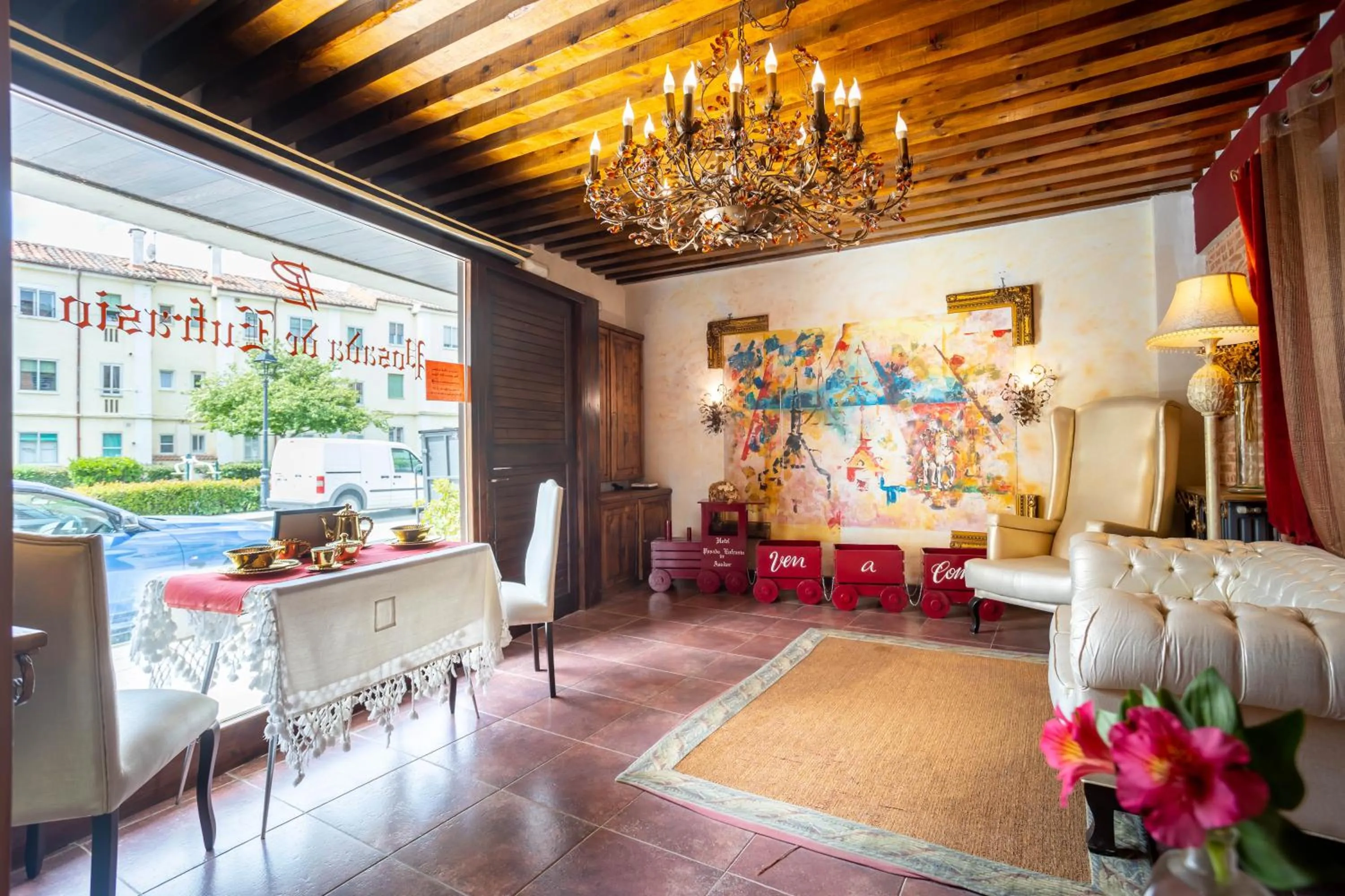 Lobby or reception in Posada de Eufrasio