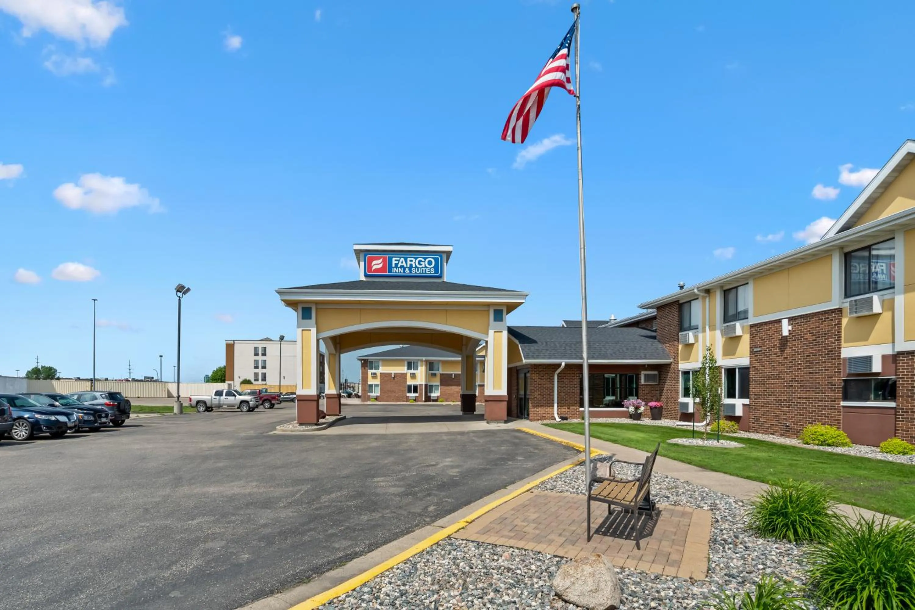 Facade/entrance in Fargo Inn and Suites