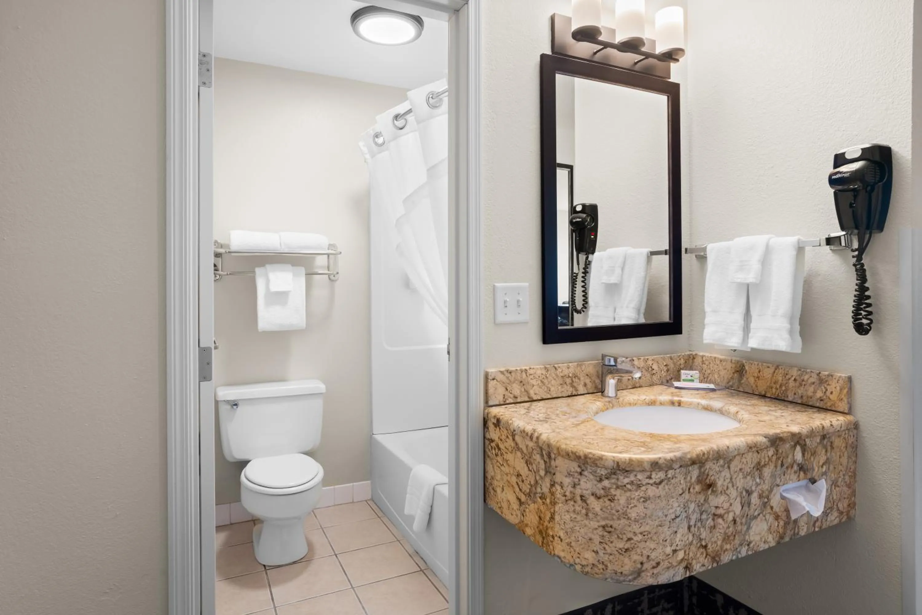 Bathroom in Fargo Inn and Suites