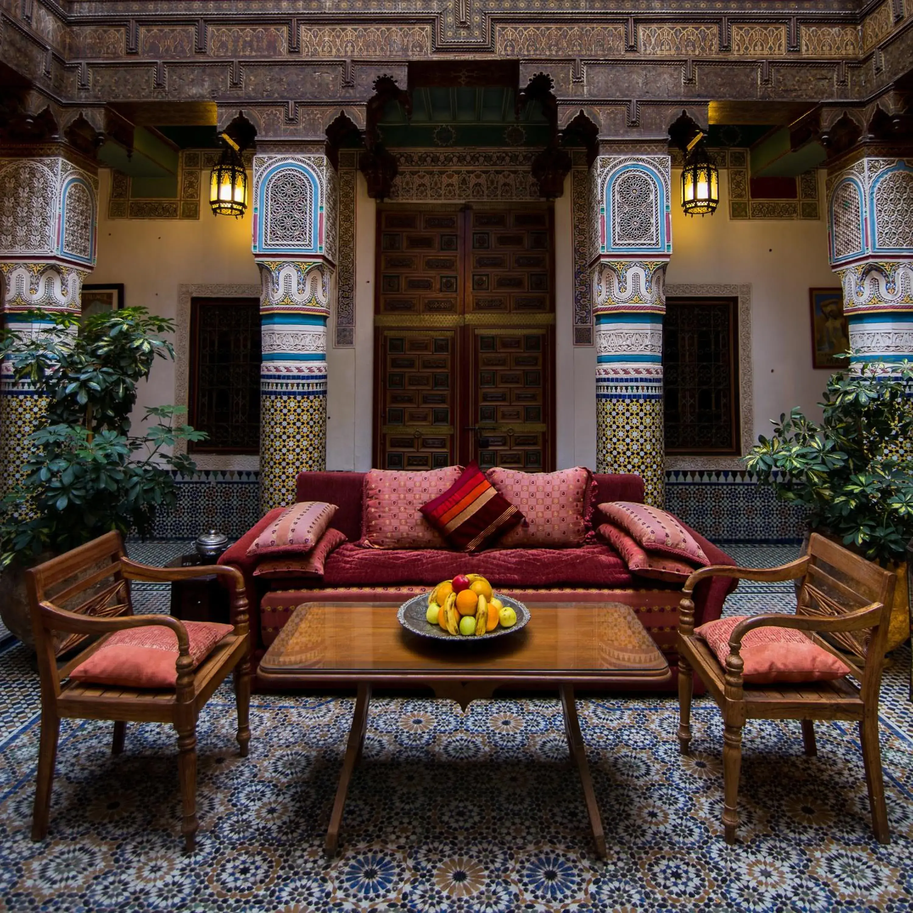 Lobby or reception in Riad Palais Sebban Lobby or reception in Riad Palais Sebban