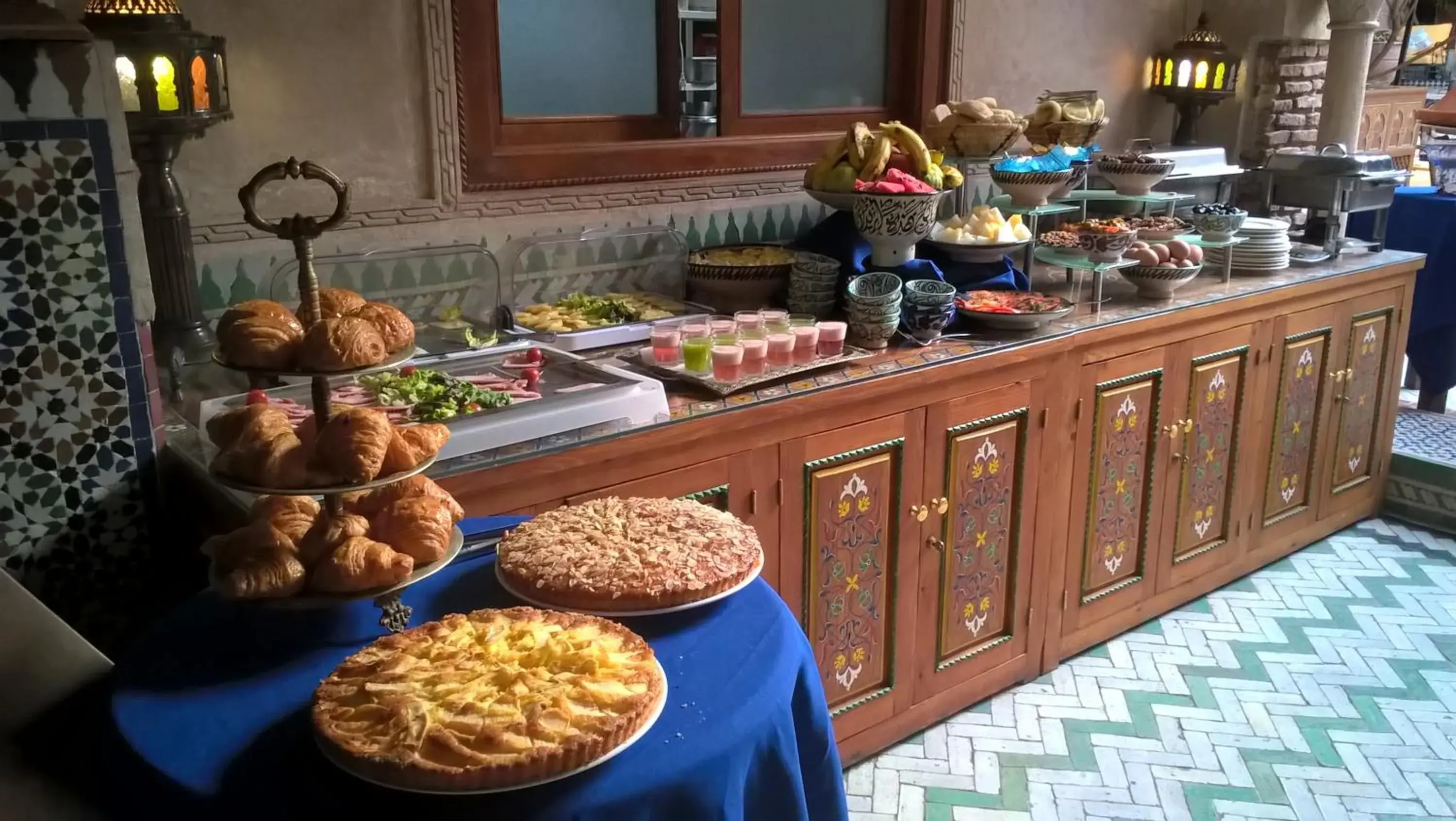 Breakfast in Riad Palais Sebban Breakfast in Riad Palais Sebban