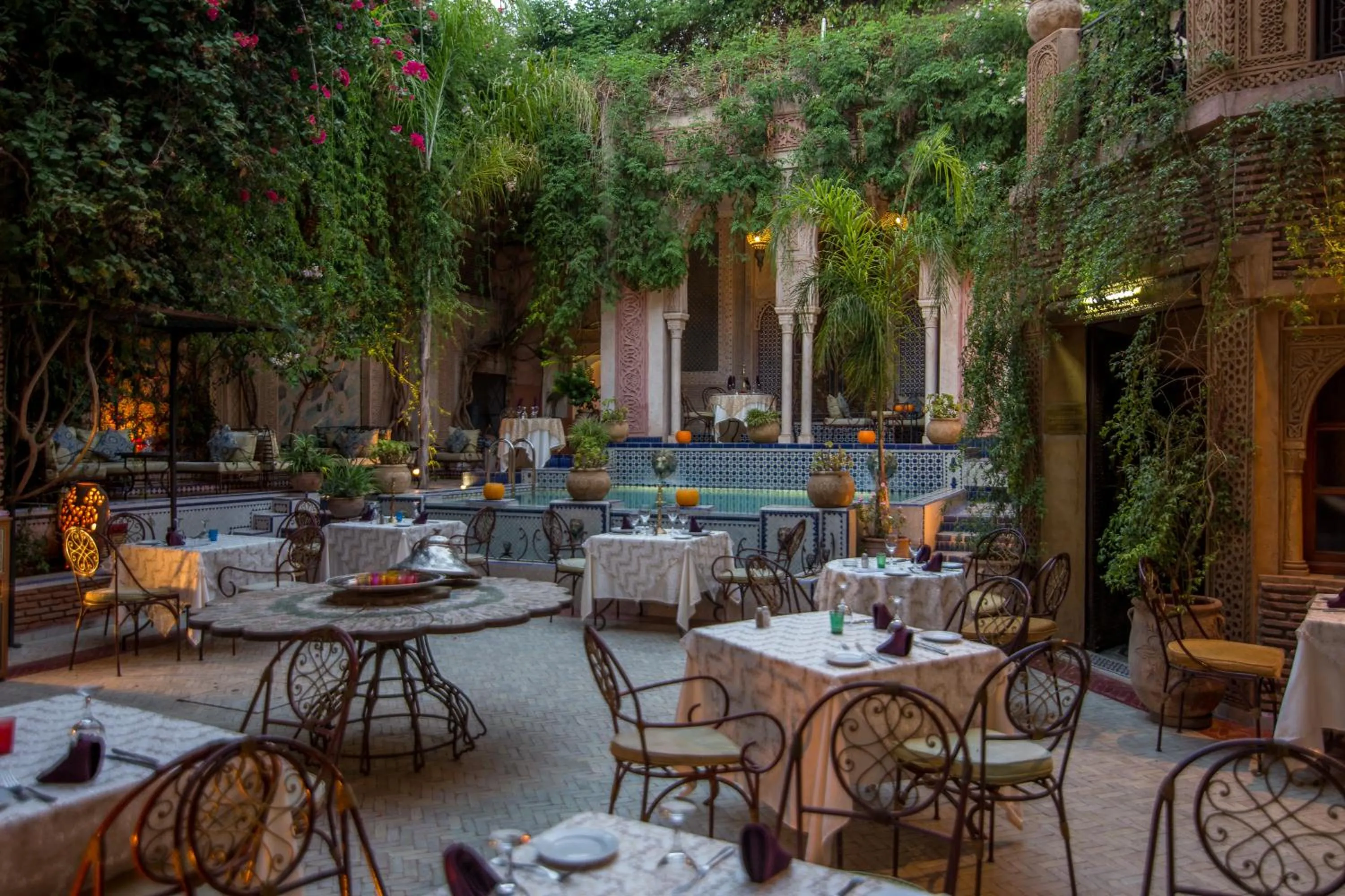 Restaurant/places to eat in Riad Palais Sebban