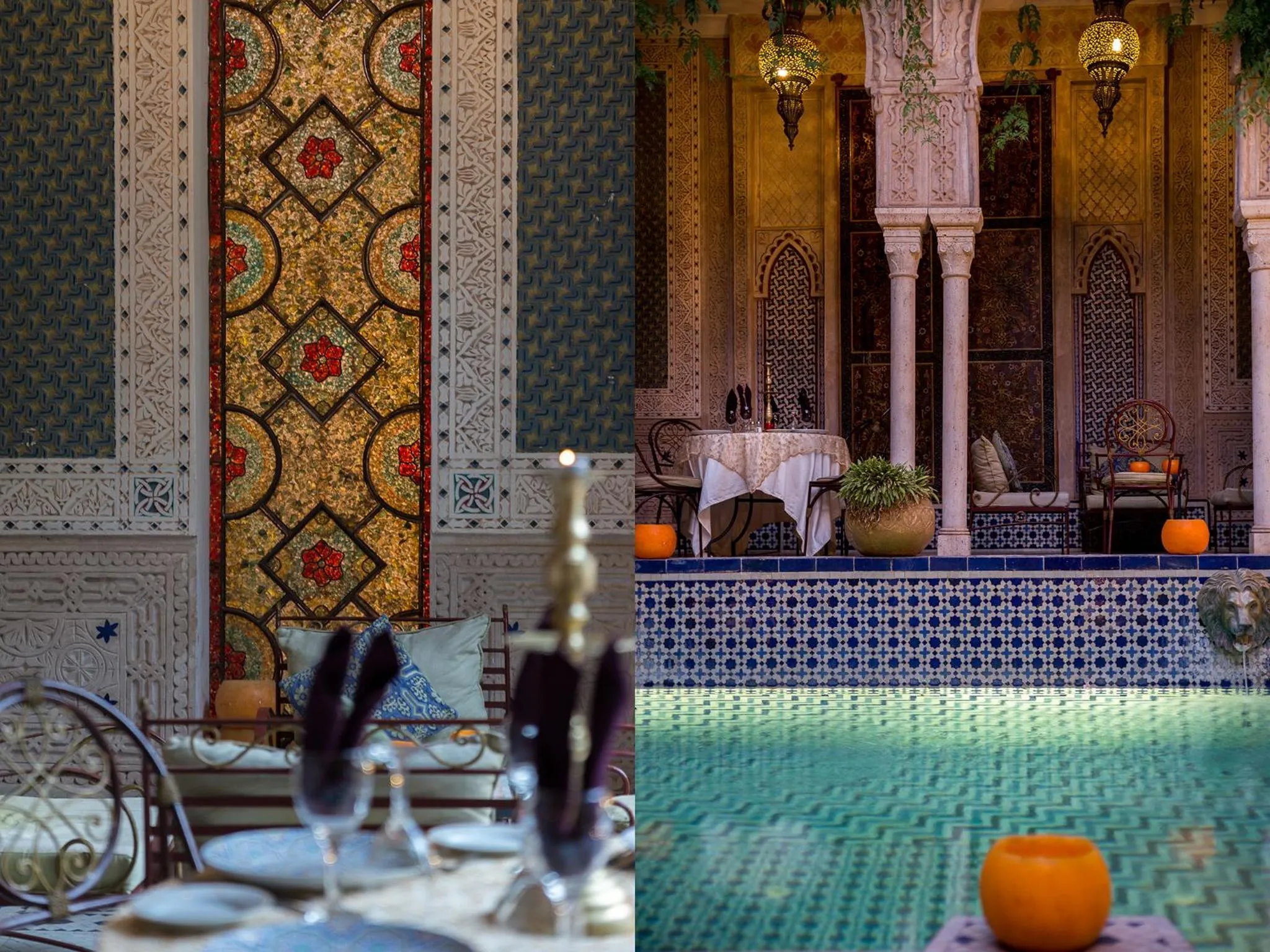 Restaurant/places to eat in Riad Palais Sebban