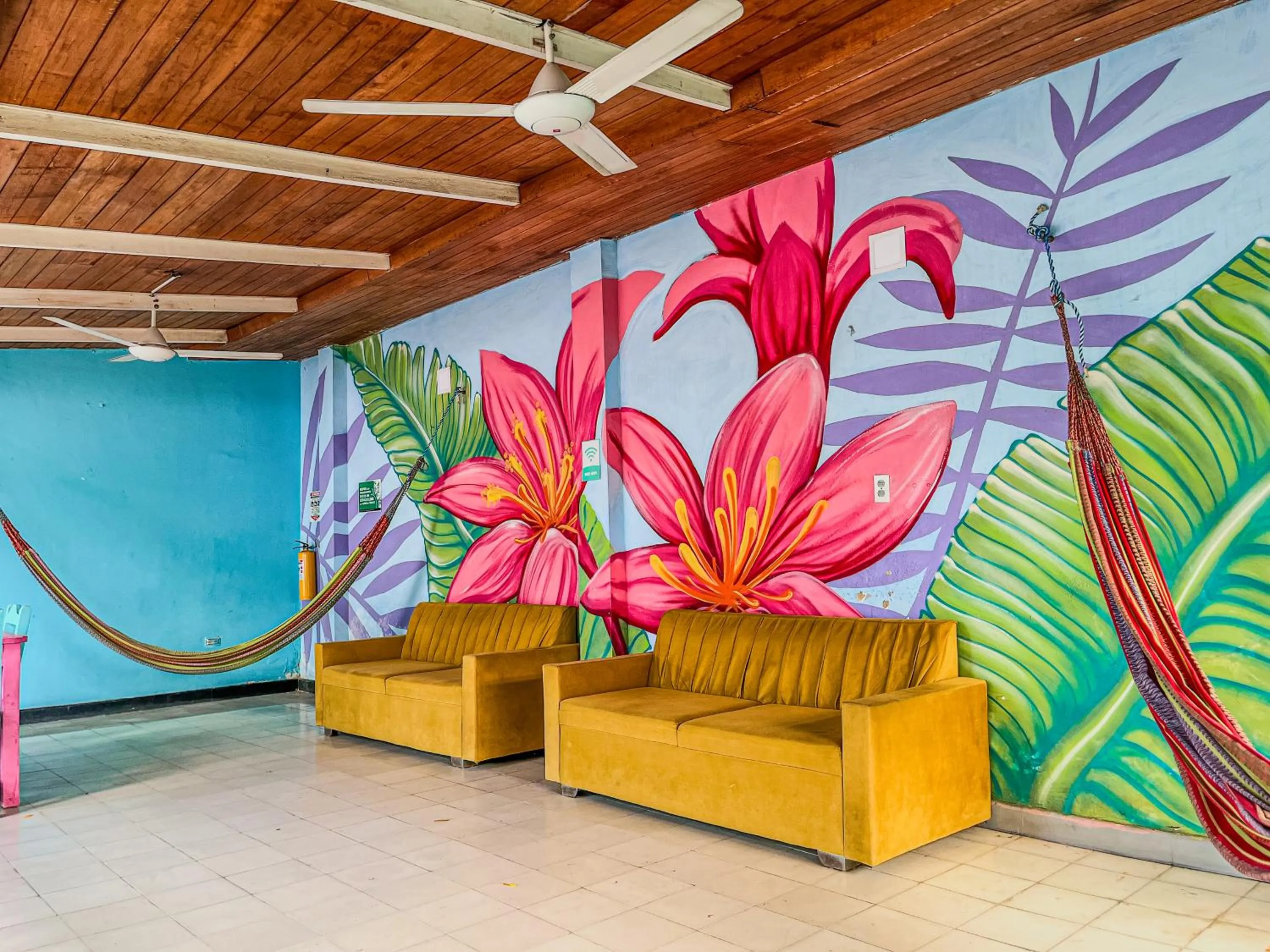 Living room in Hotel Los Veleros Santa Marta