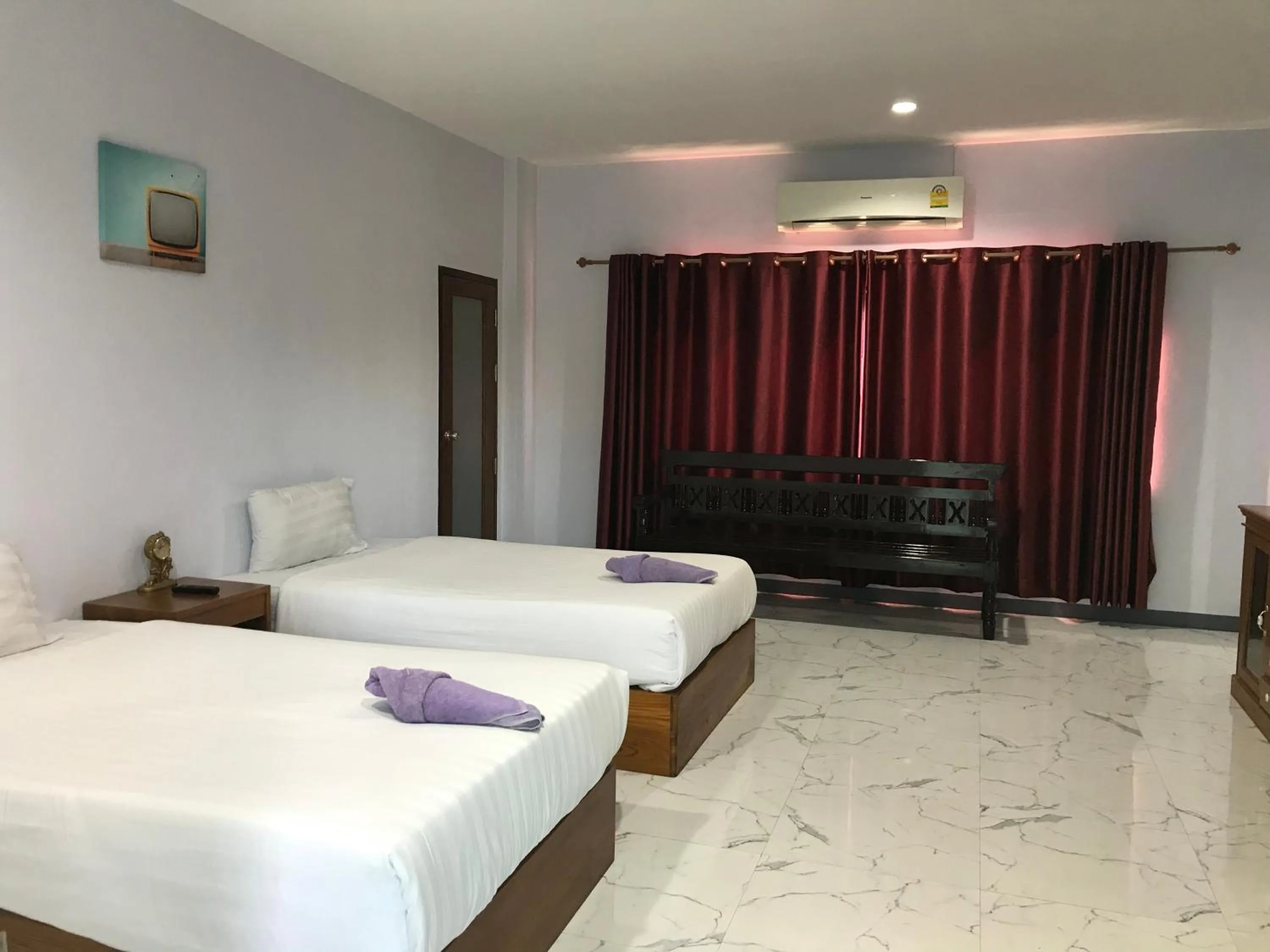 Bed in @ RocKo Hotel