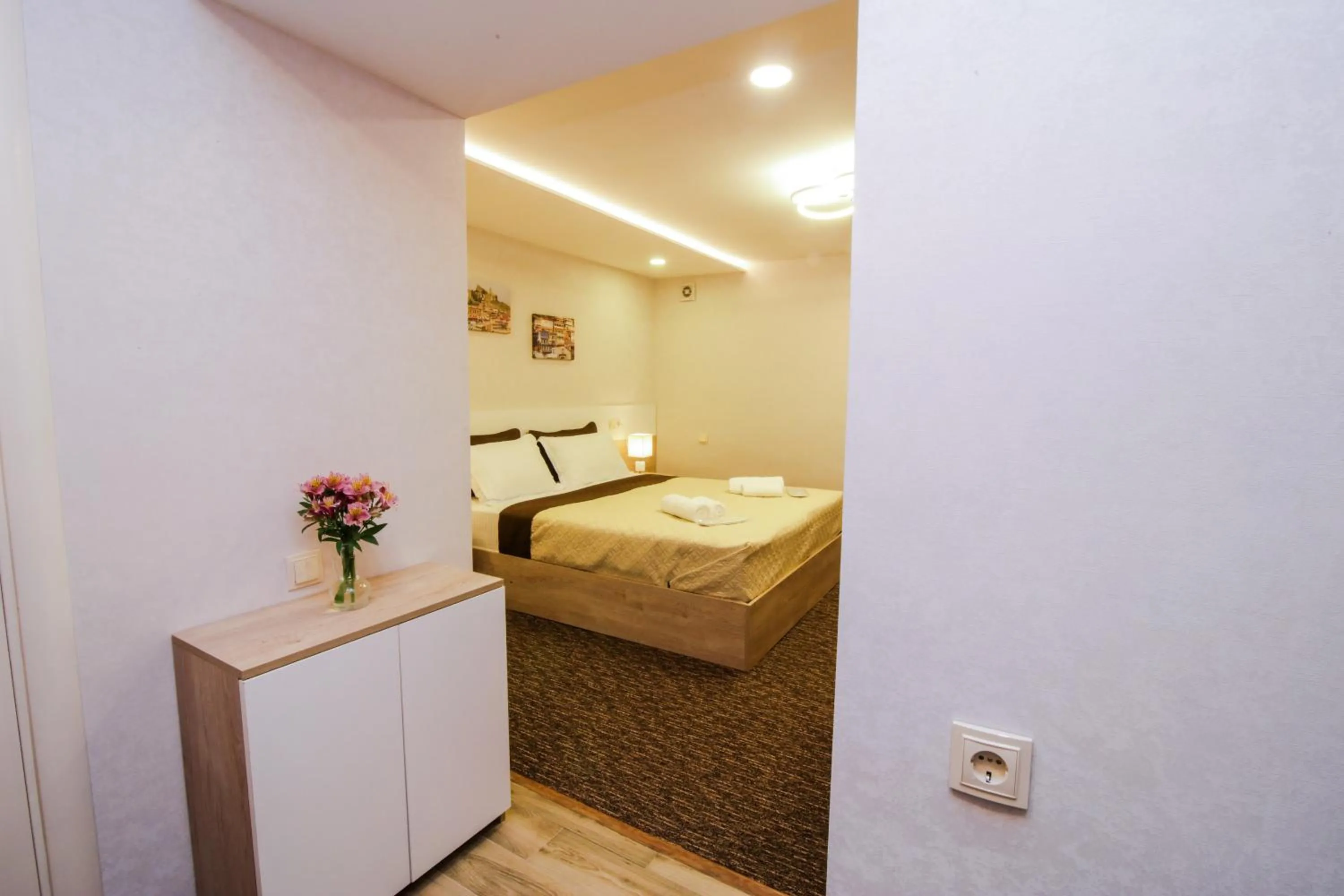 Bed in Opera Apartment Very Heart Of Tbilisi