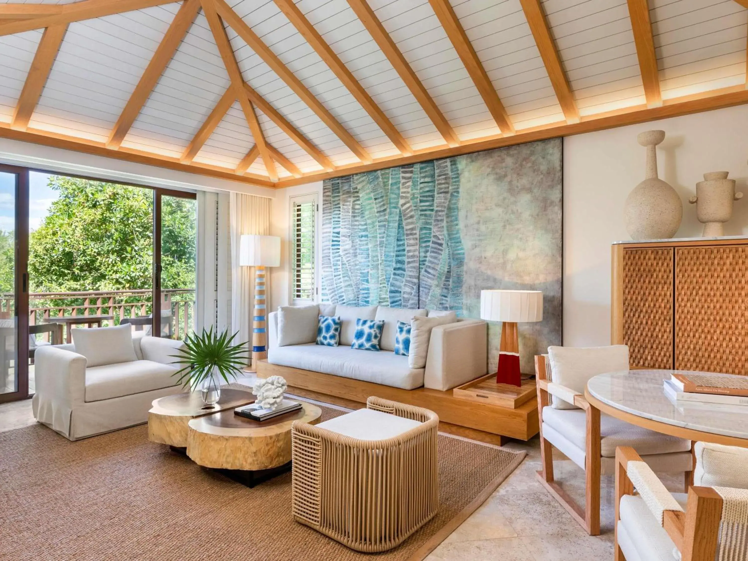 Beach Area King Suite with Rooftop Pool and Sofa Bed - Butler Service in Fairmont Mayakoba Beach Area King Suite with Rooftop Pool and Sofa Bed - Butler Service in Fairmont Mayakoba