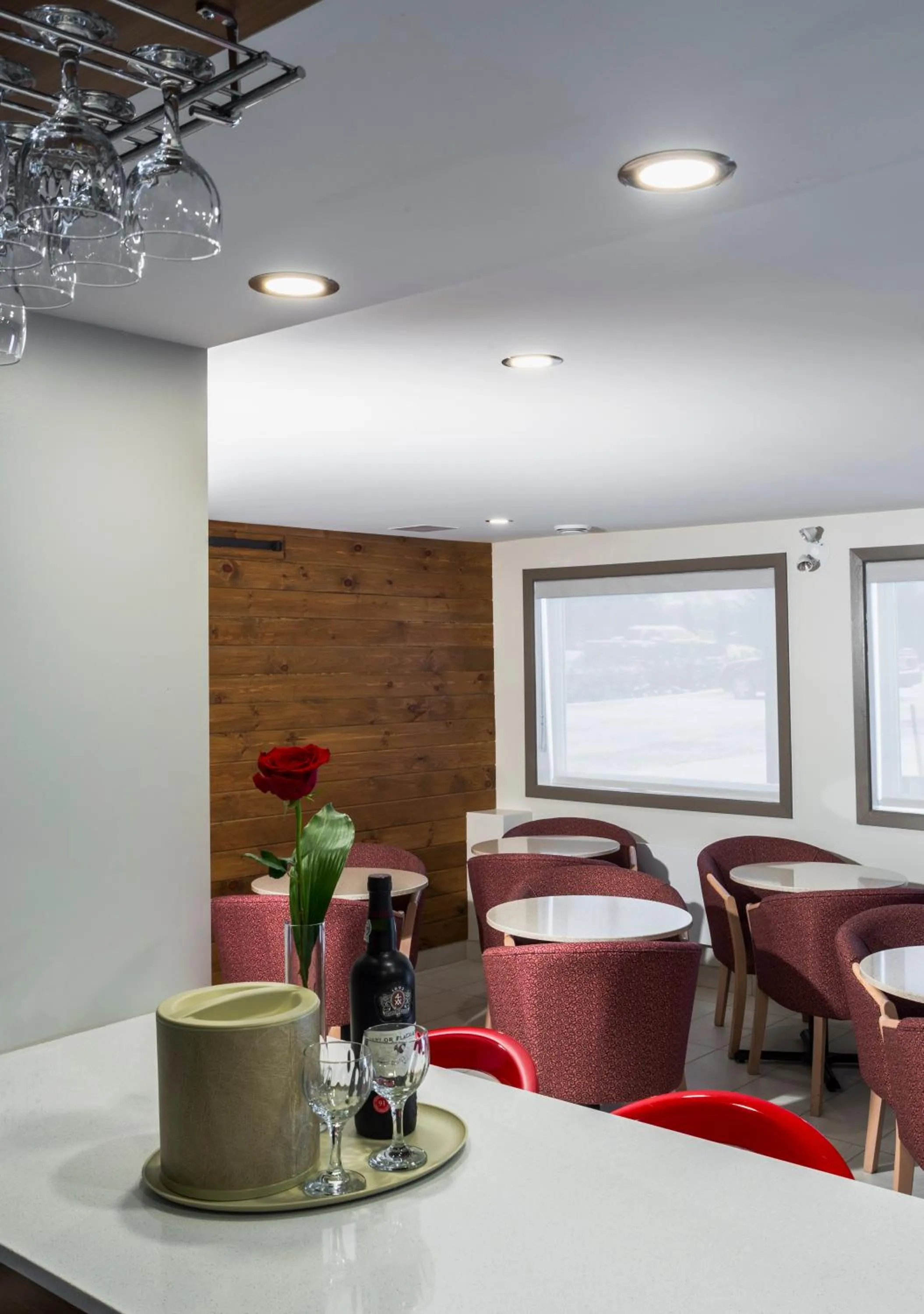 Lounge or bar in Hotel Bromont