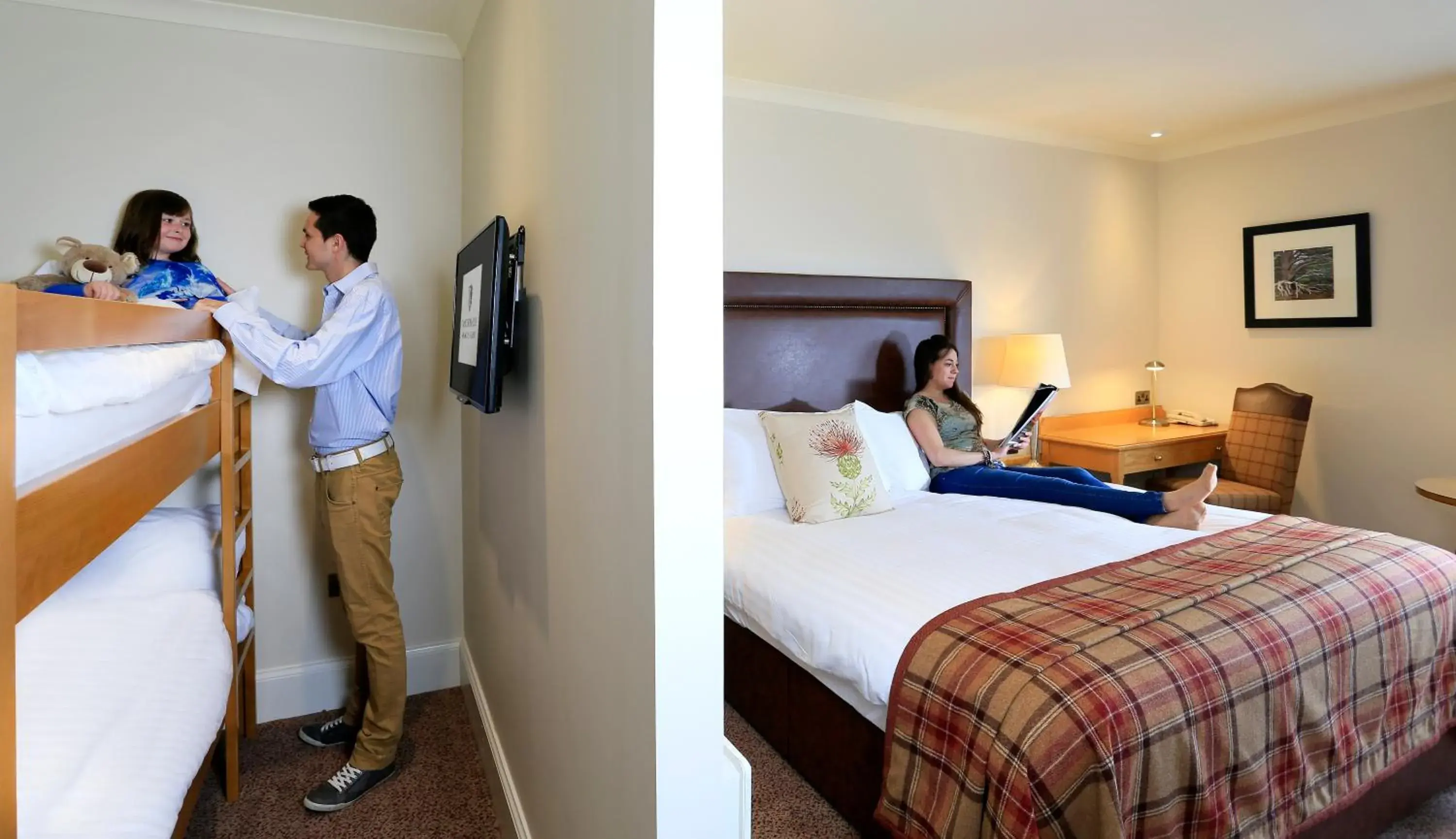 Bedroom, Bed in Macdonald Aviemore Hotel at Macdonald Aviemore Resort Bedroom, Bed in Macdonald Aviemore Hotel at Macdonald Aviemore Resort