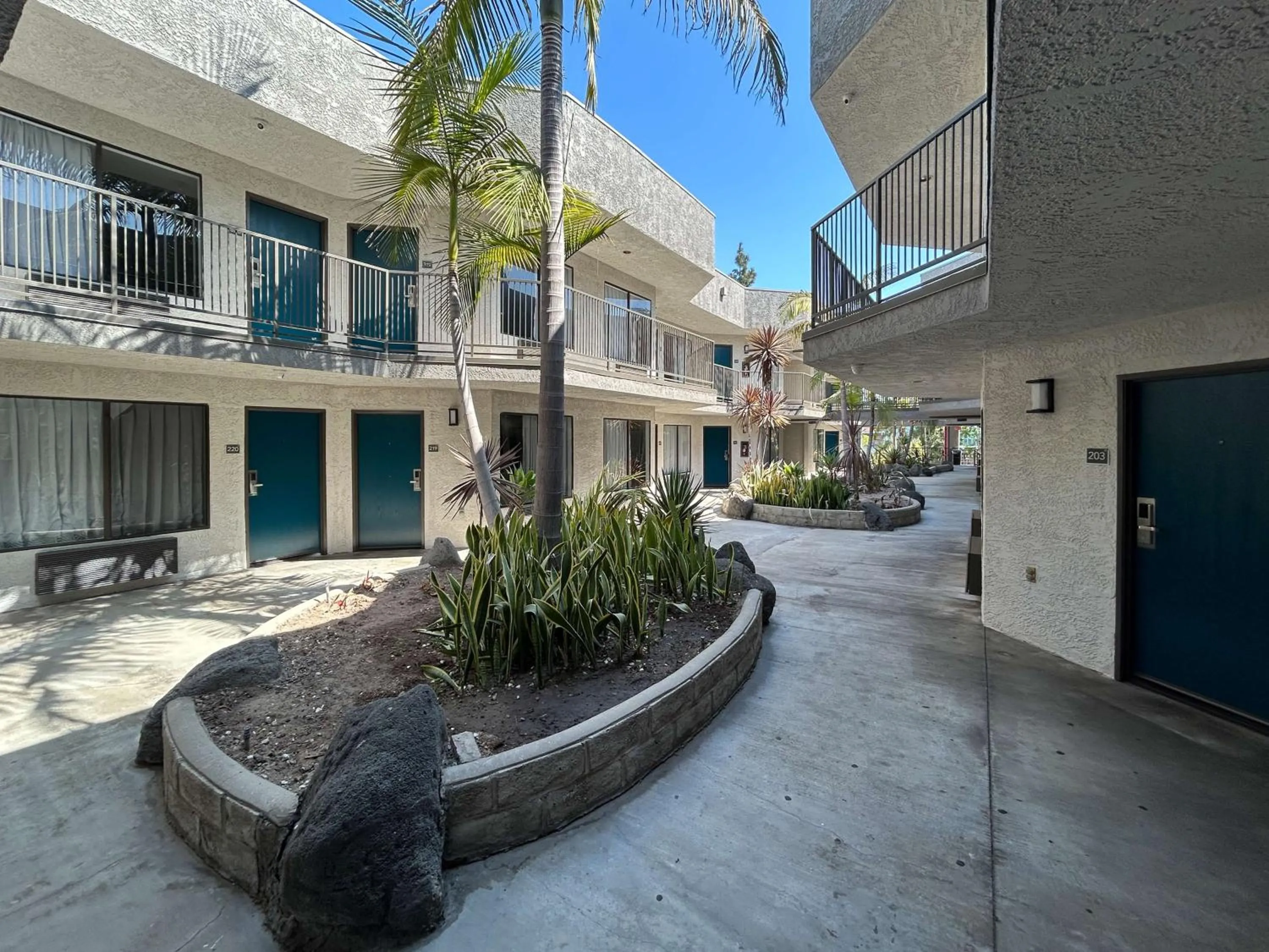 Property building in Studio 6 Suites Gardena, CA