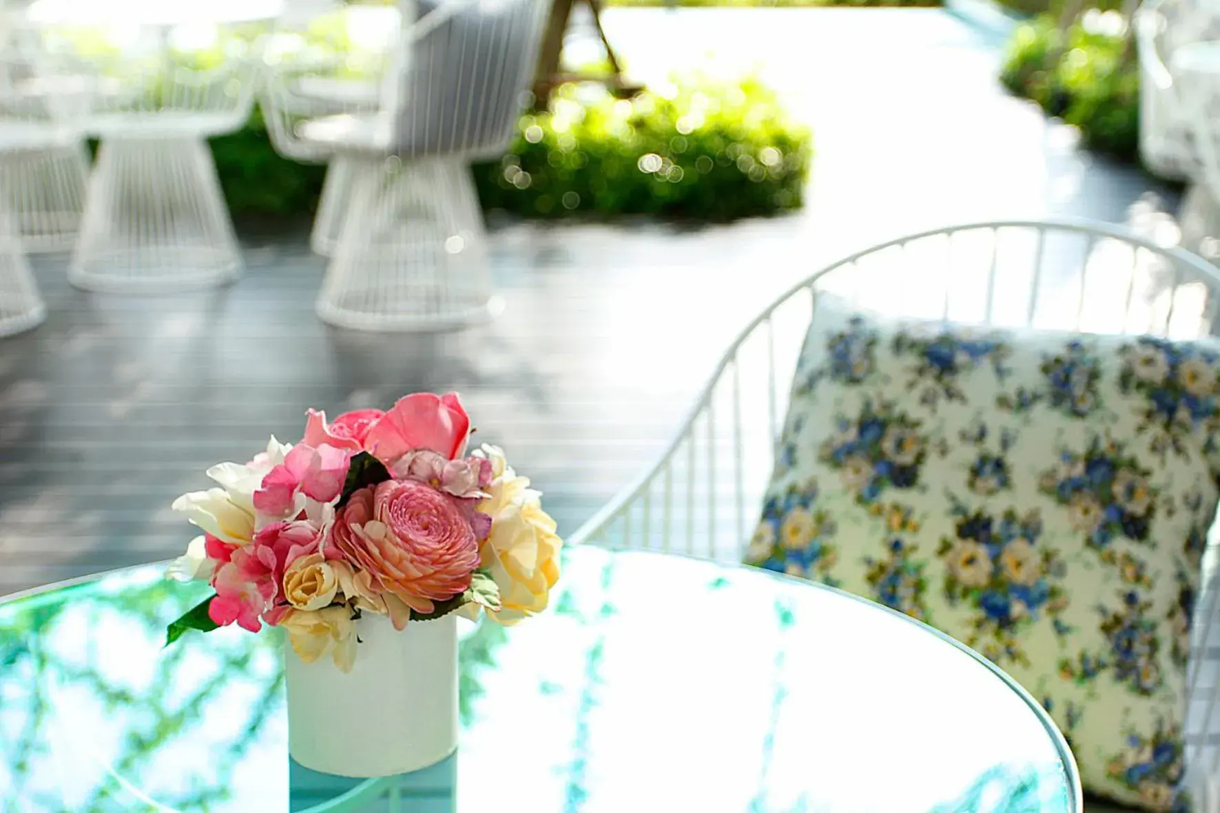 Patio in Verano Beach Villa Patio in Verano Beach Villa