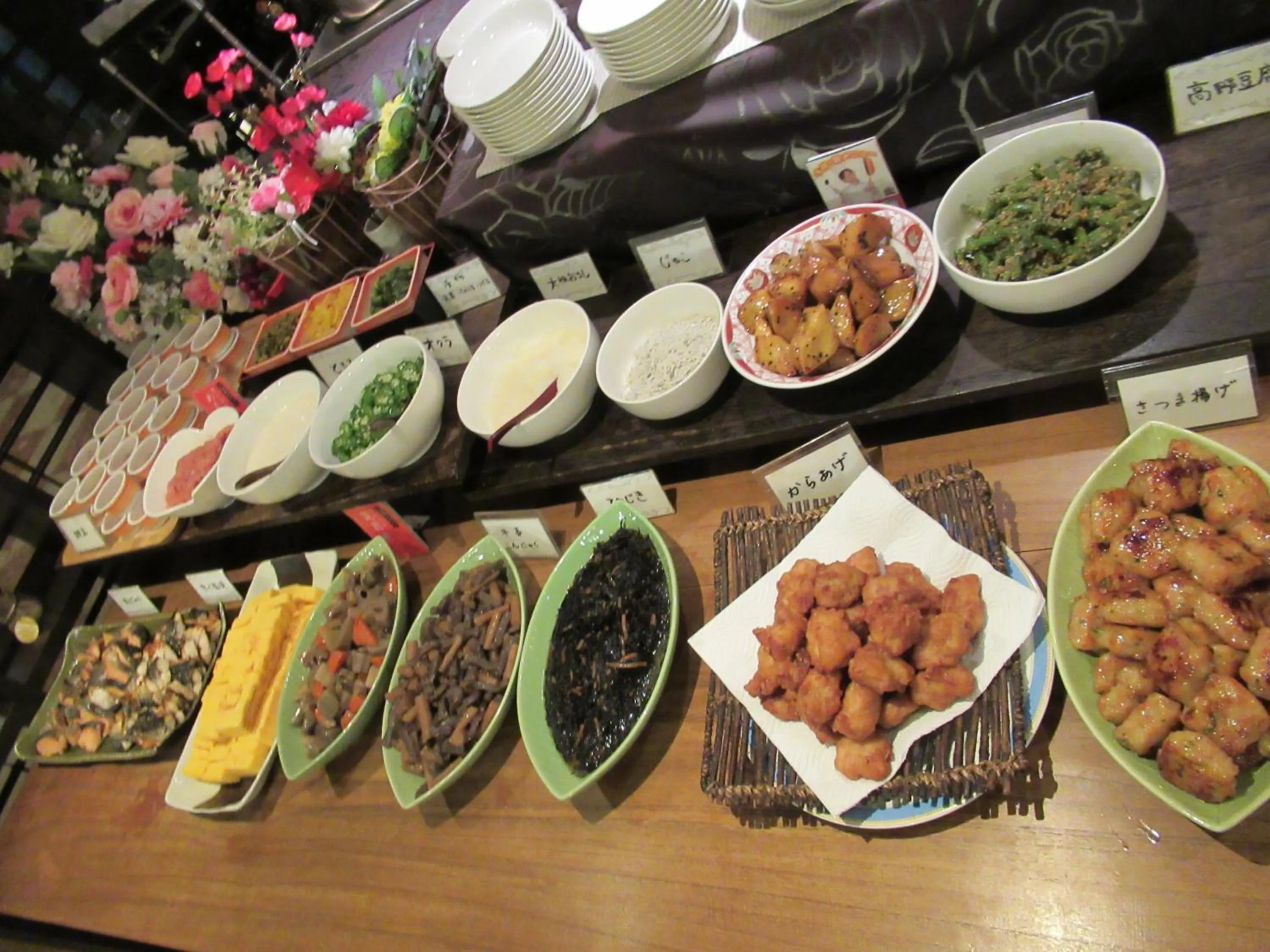 Buffet breakfast in Hotel Crown Hills Kokura
