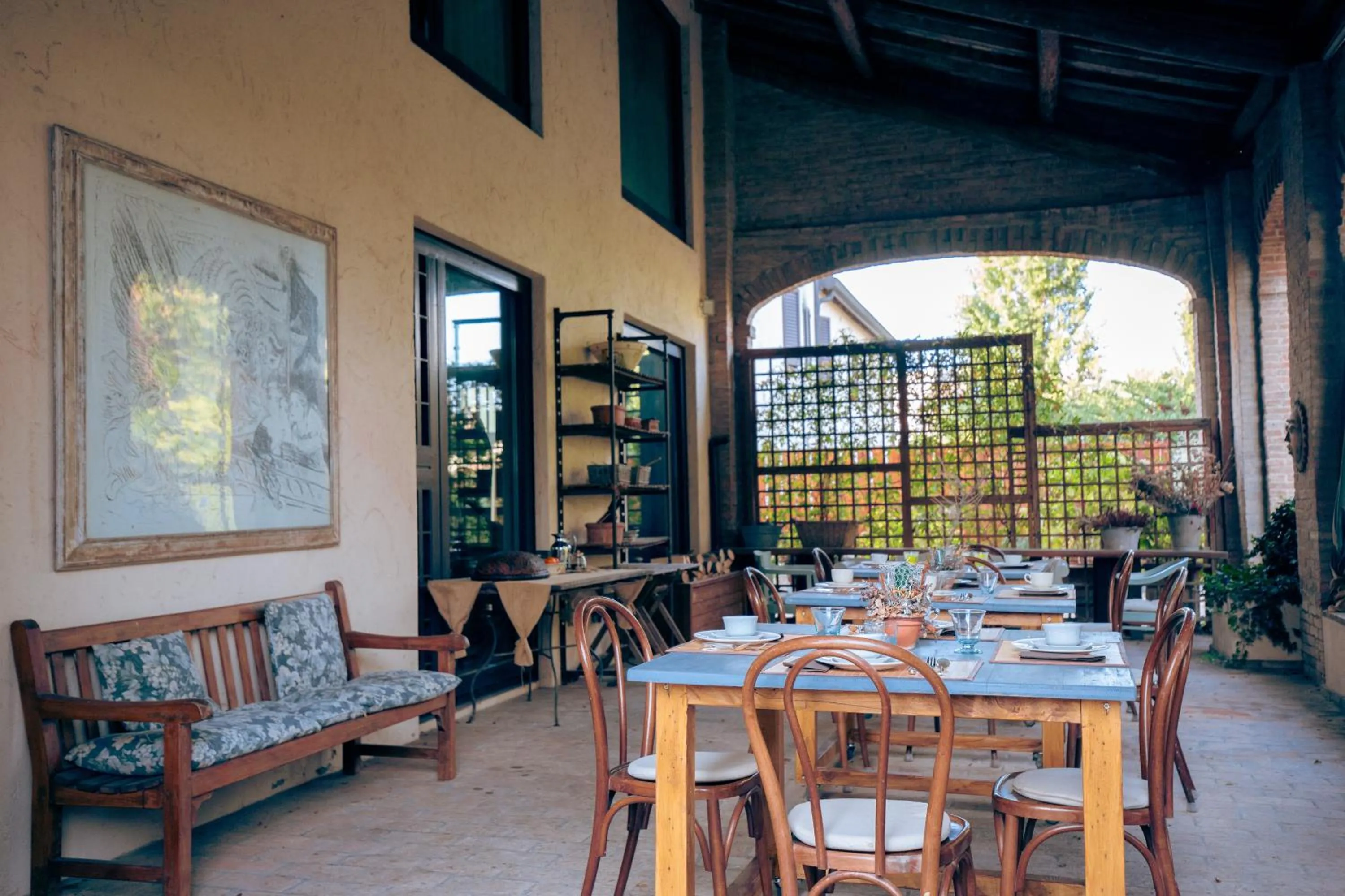 Dining area in La Luna nel Pozzo