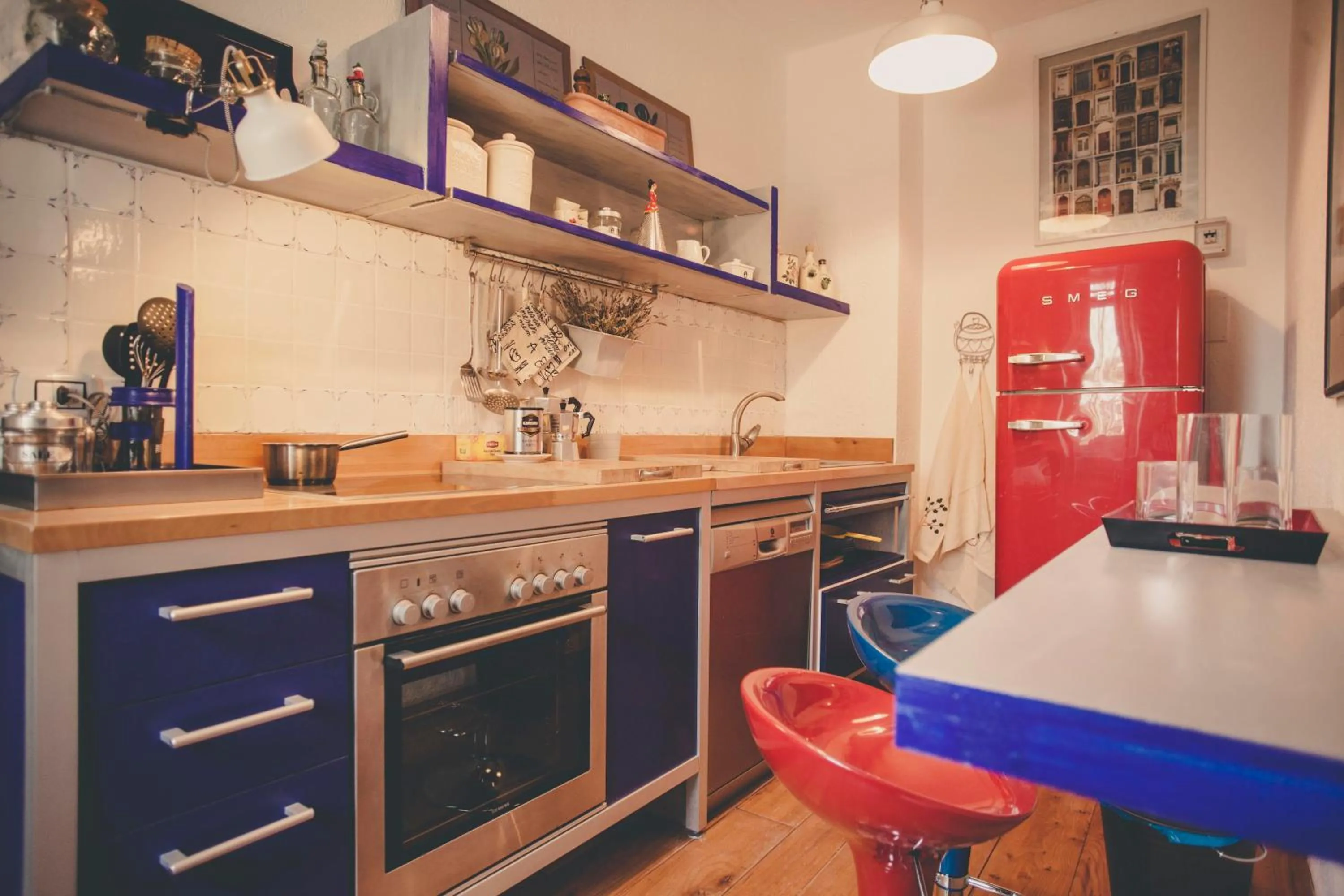 Kitchen or kitchenette in La Luna nel Pozzo