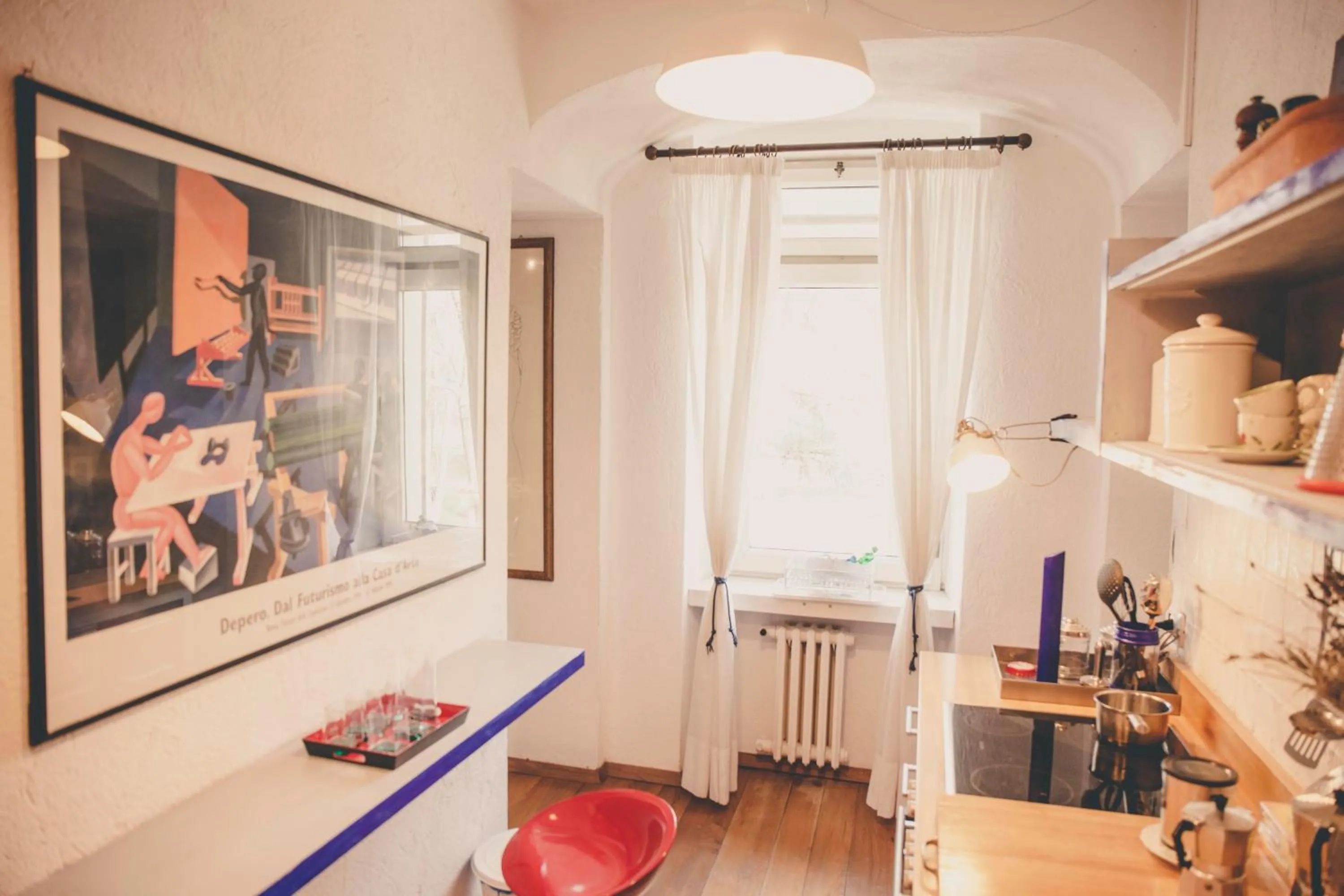 Kitchen or kitchenette in La Luna nel Pozzo