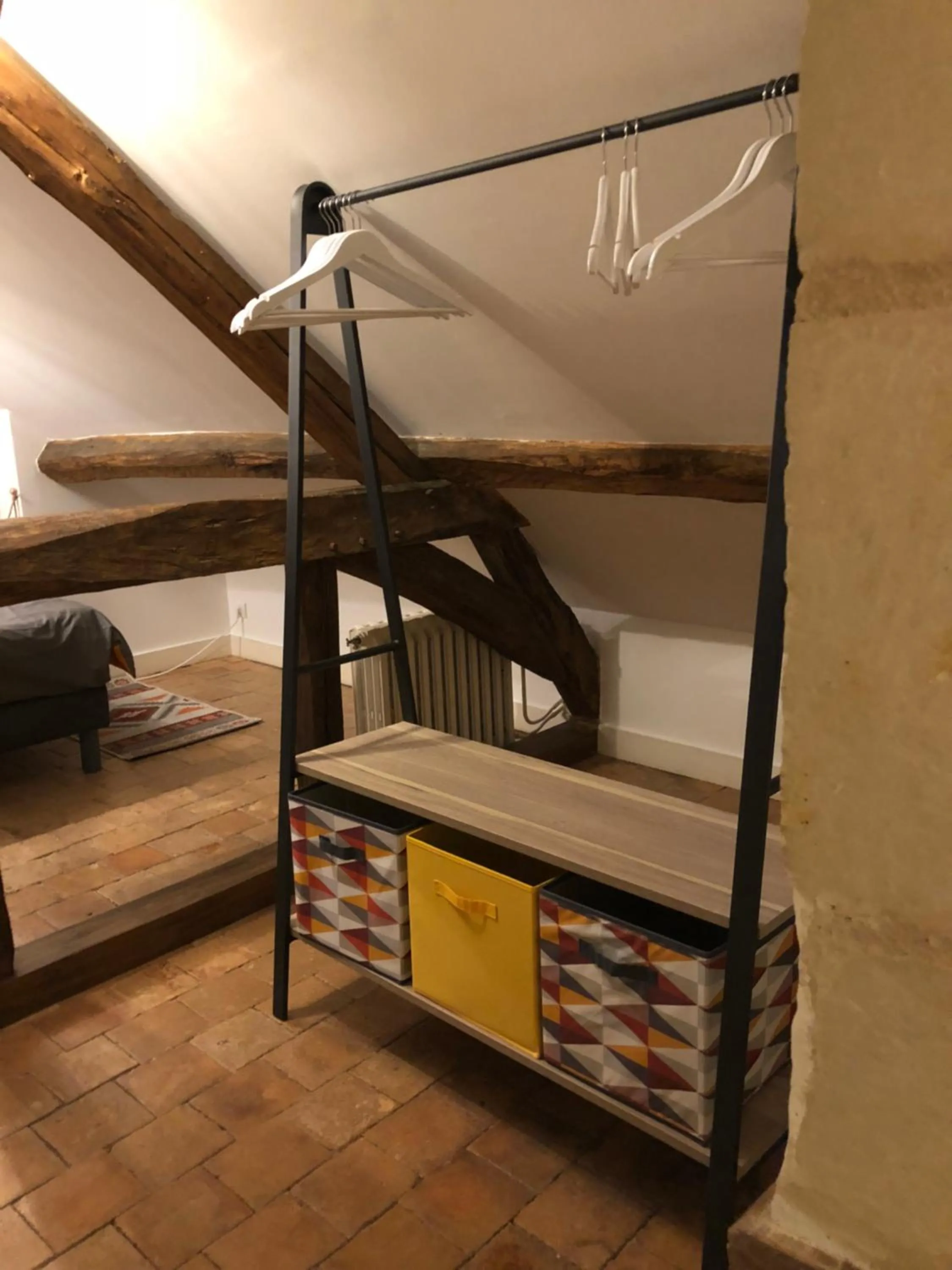 Decorative detail, Bed in Le Regisseur
