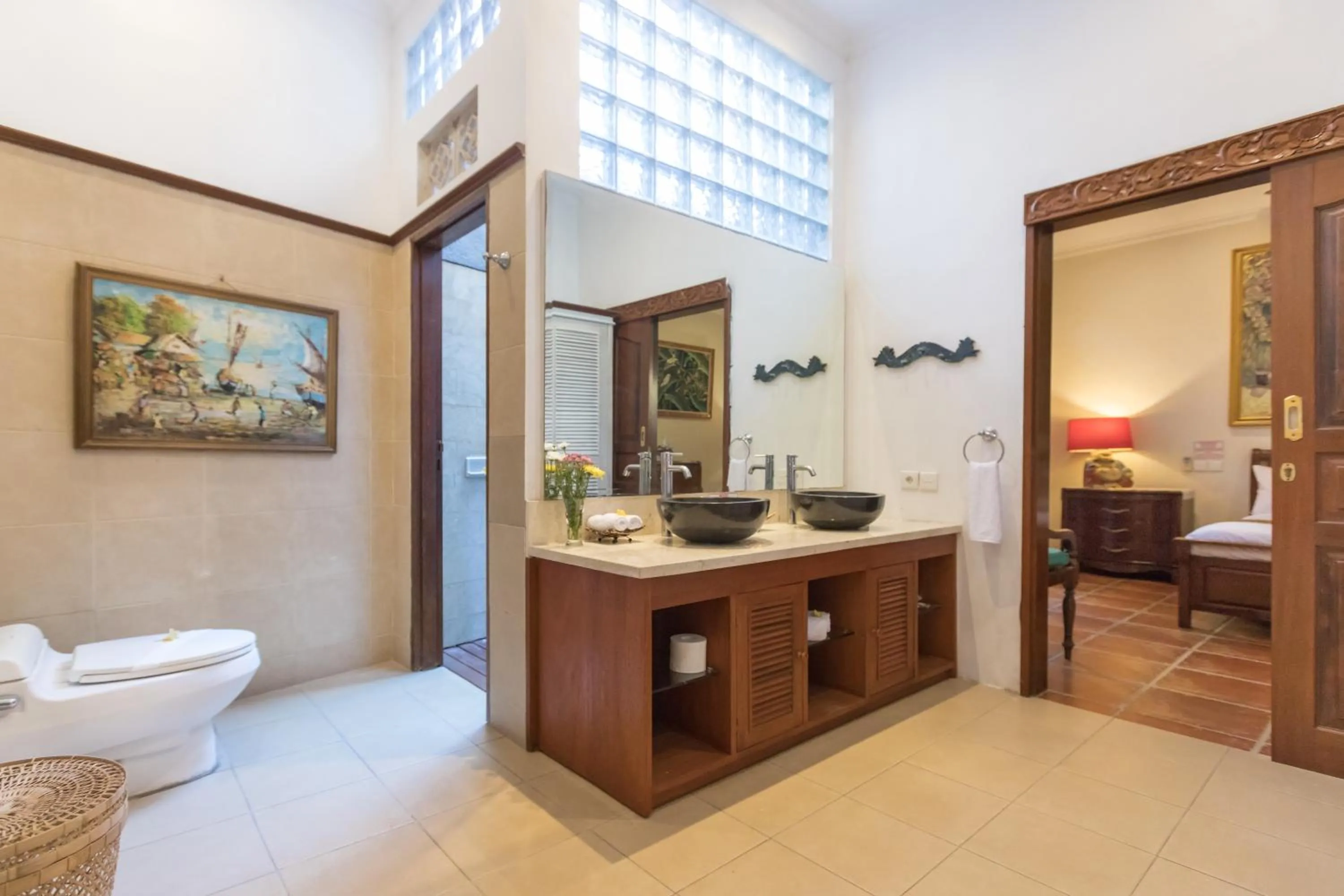 Bathroom in Villa Kaja by Nagisa Bali