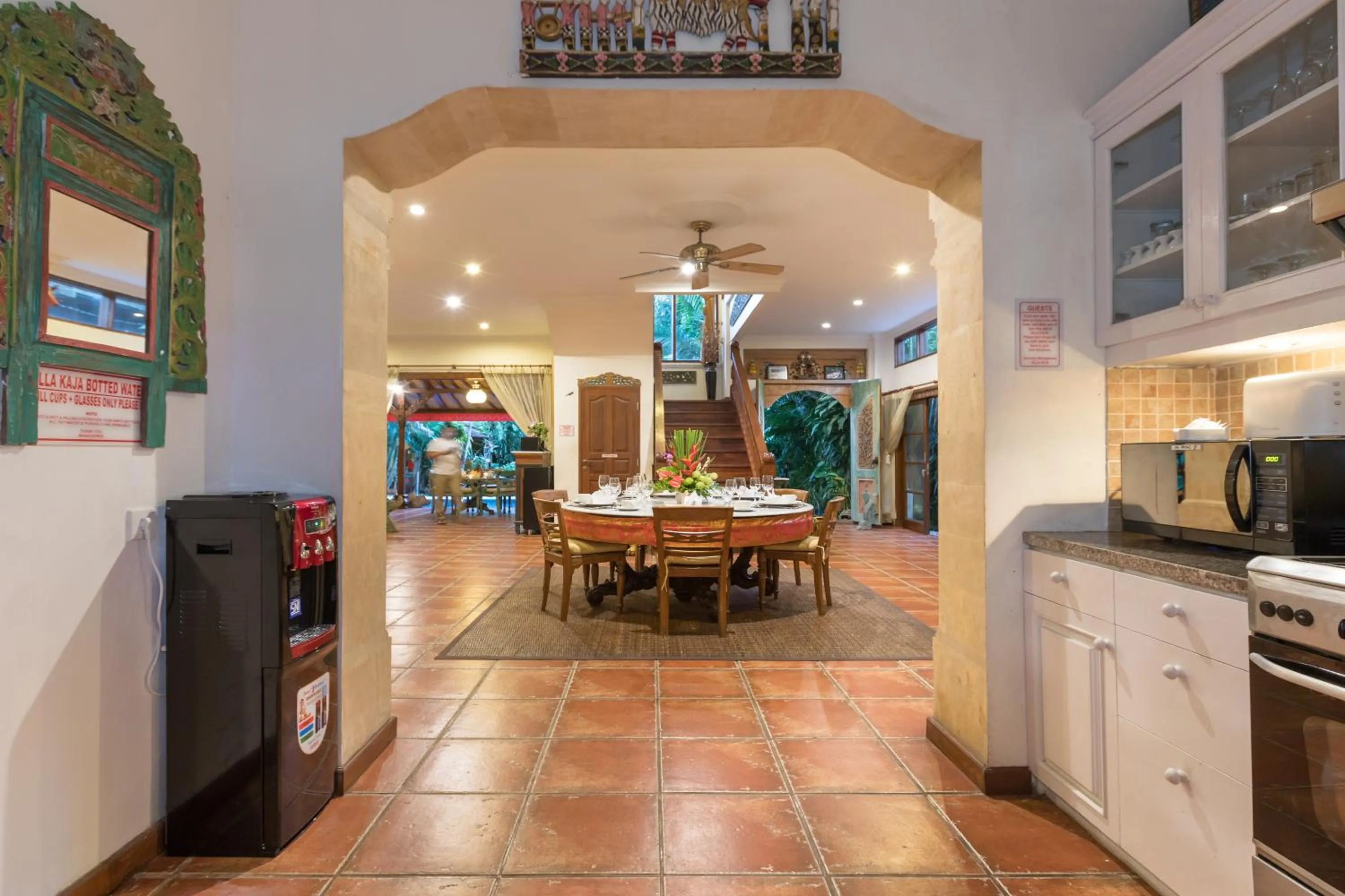 Dining area in Villa Kaja by Nagisa Bali