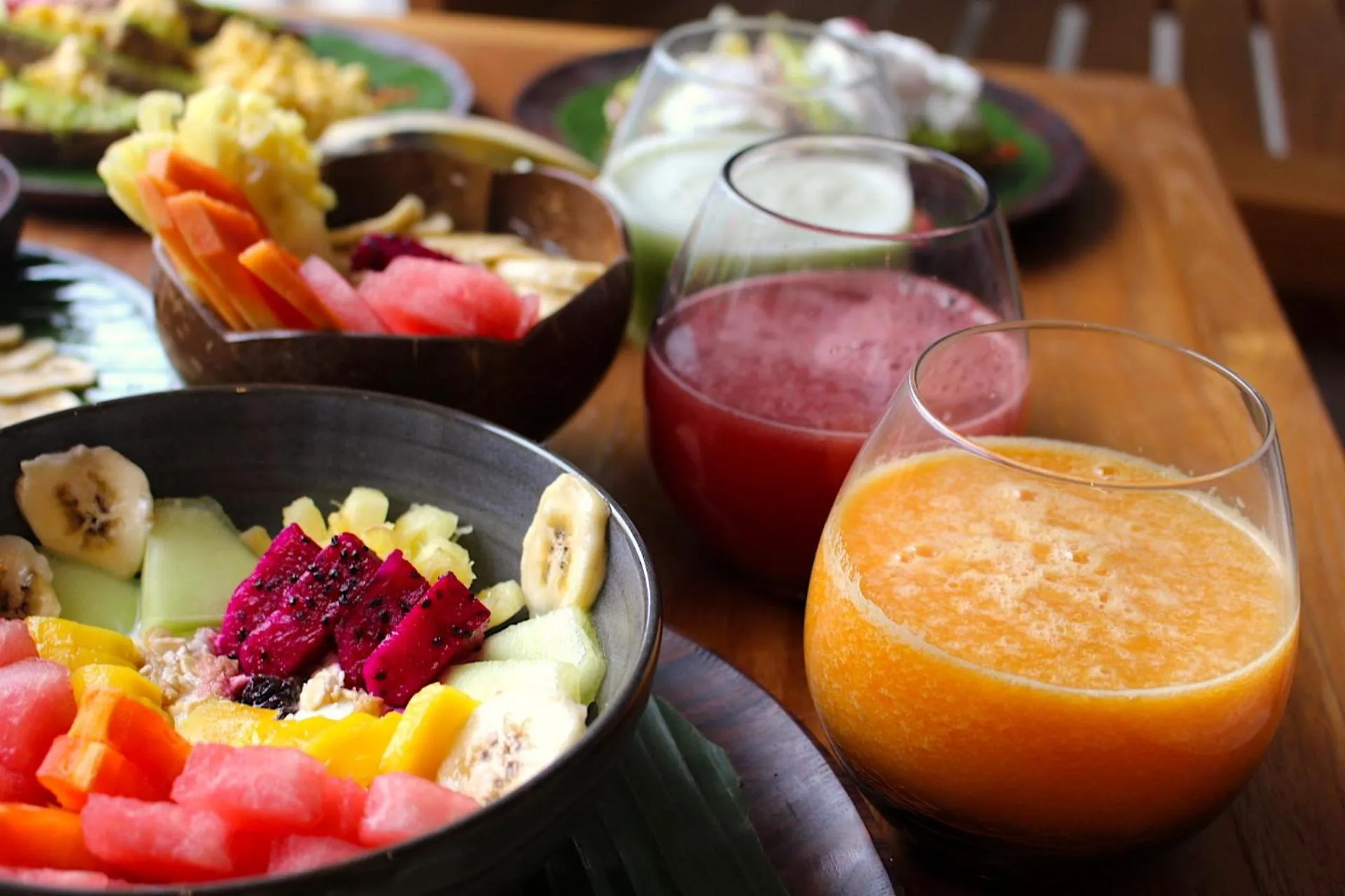 Food and drinks in Villa Kaja by Nagisa Bali