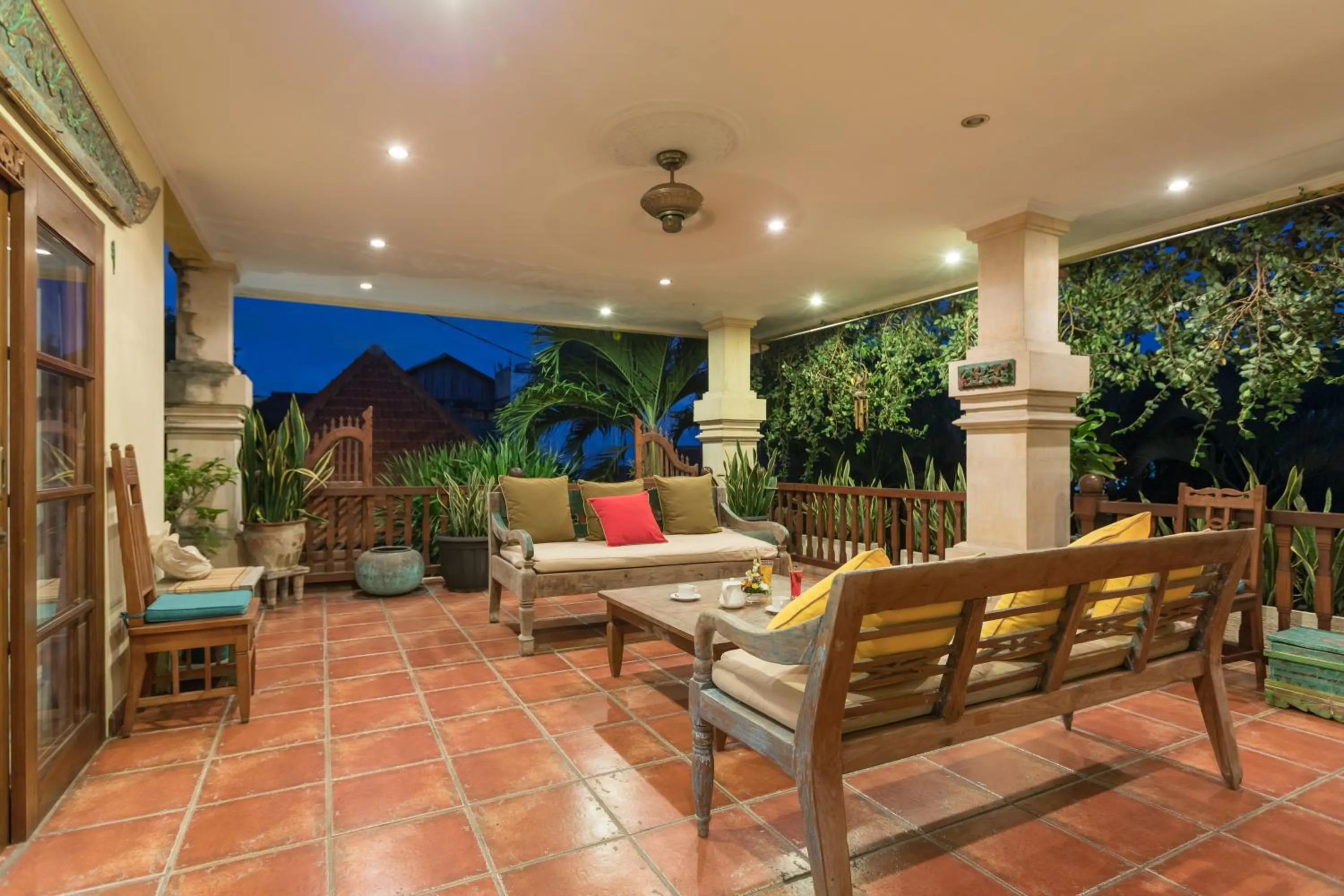 Seating area in Villa Kaja by Nagisa Bali