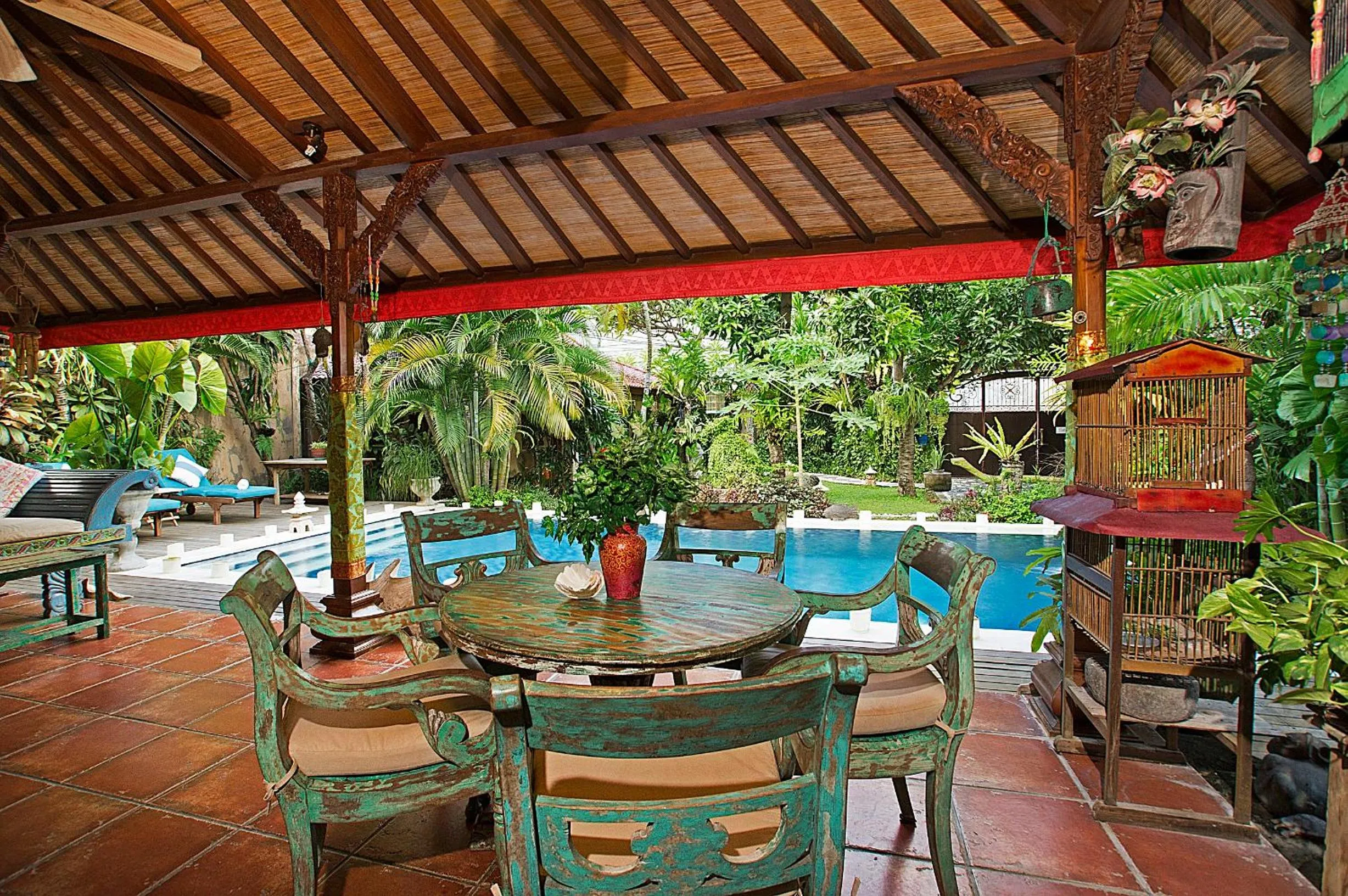 Seating area in Villa Kaja by Nagisa Bali