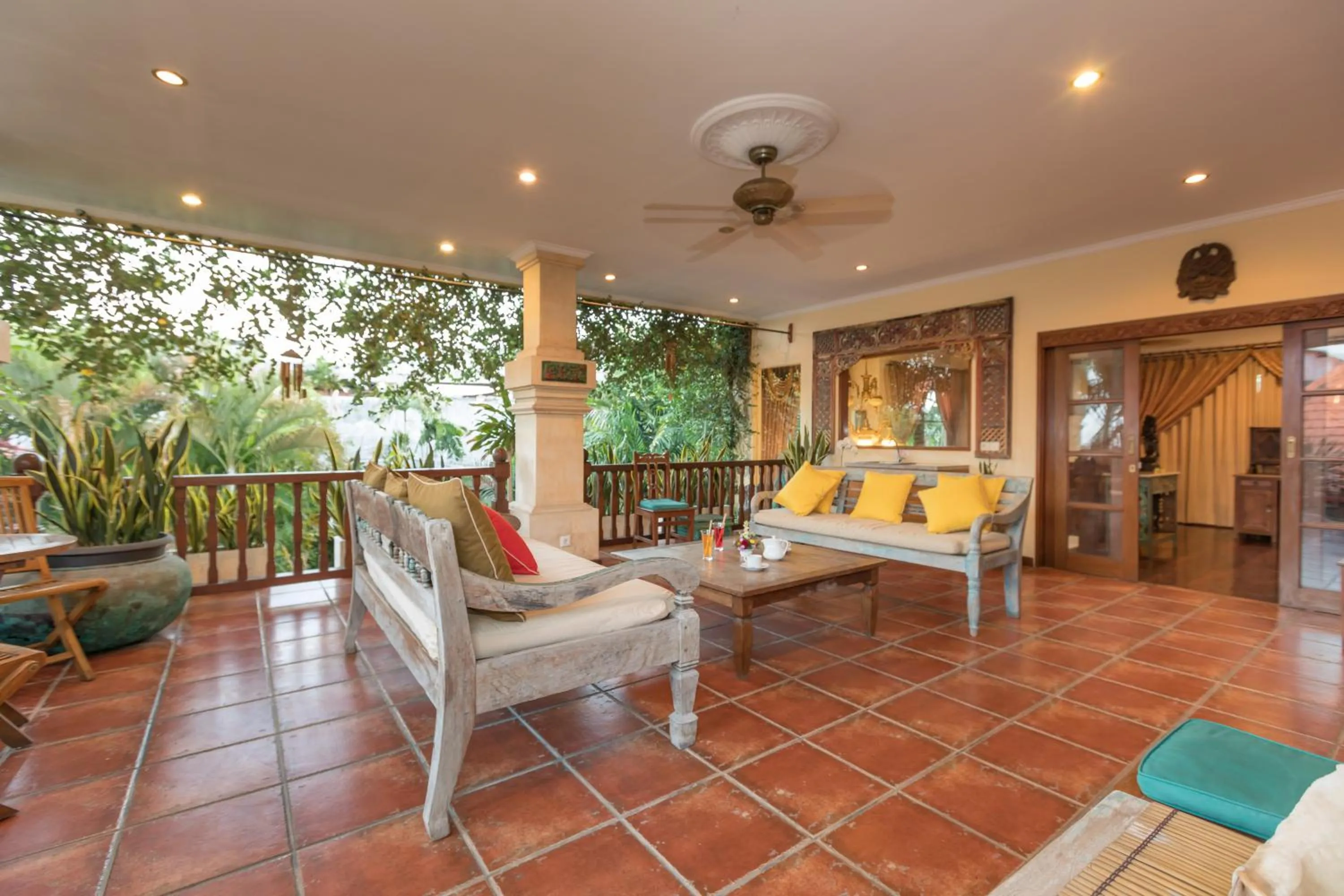 Seating area in Villa Kaja by Nagisa Bali