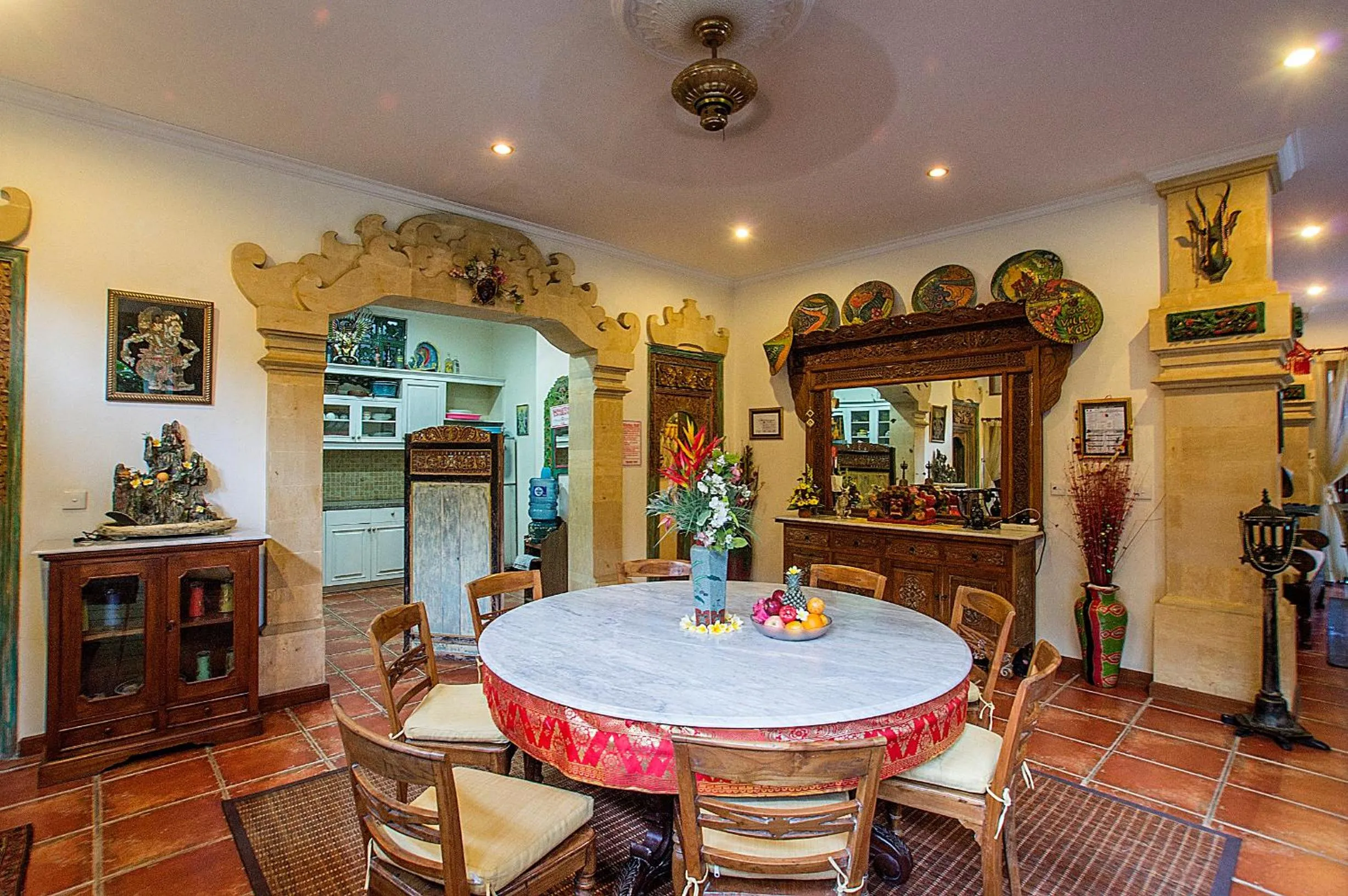 Dining area in Villa Kaja by Nagisa Bali