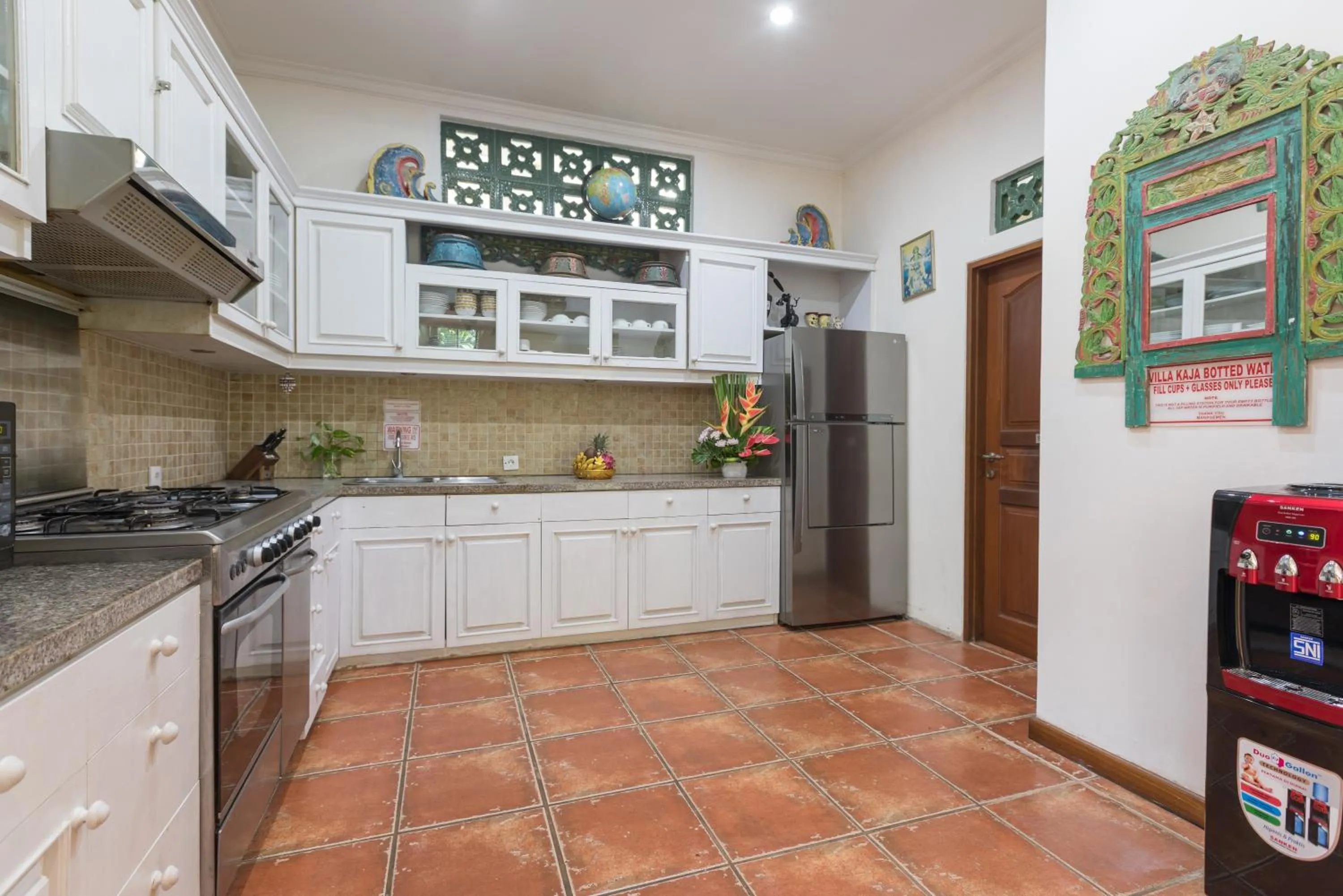 Kitchen or kitchenette in Villa Kaja by Nagisa Bali