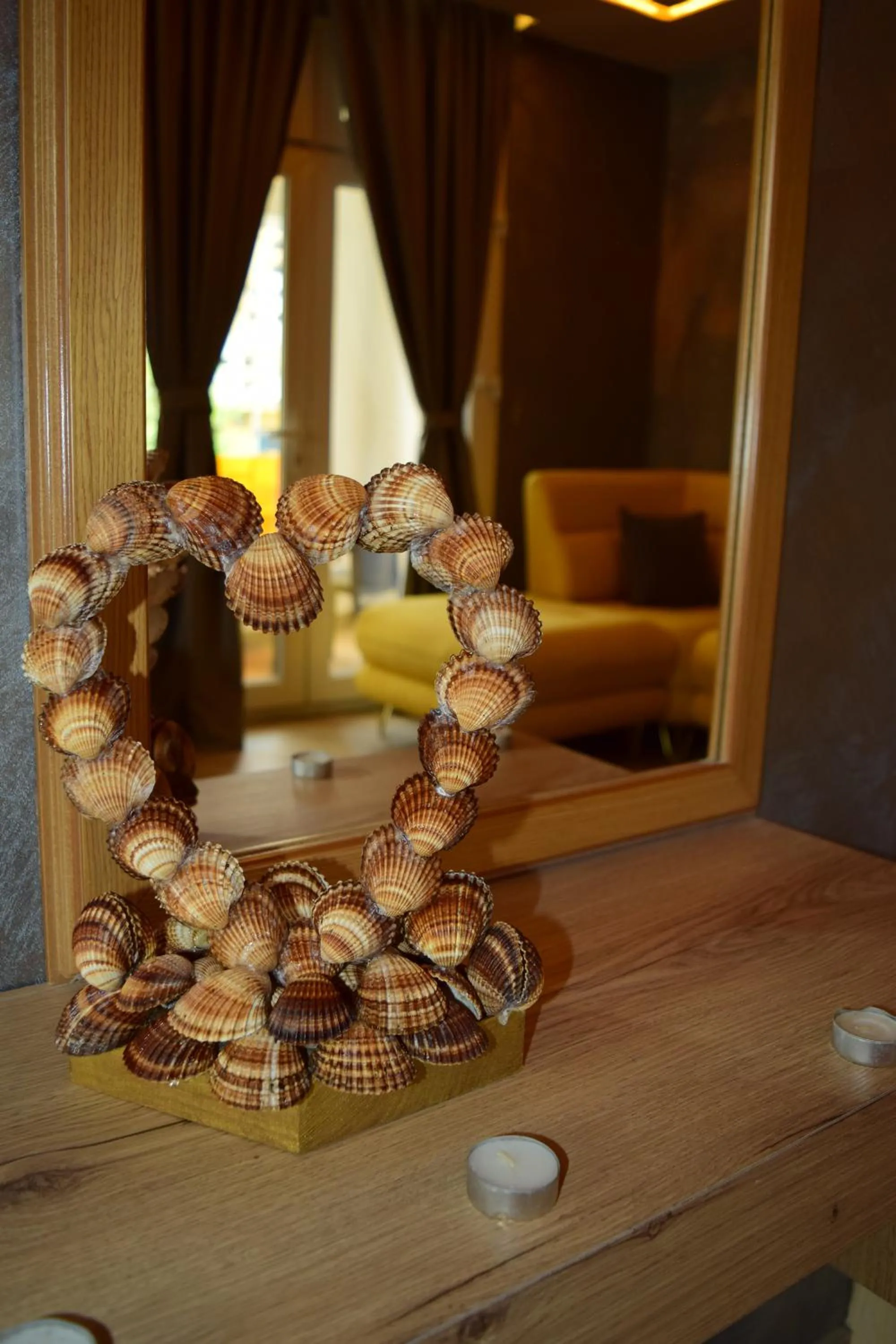 Decorative detail in Vila One Beach Hotel