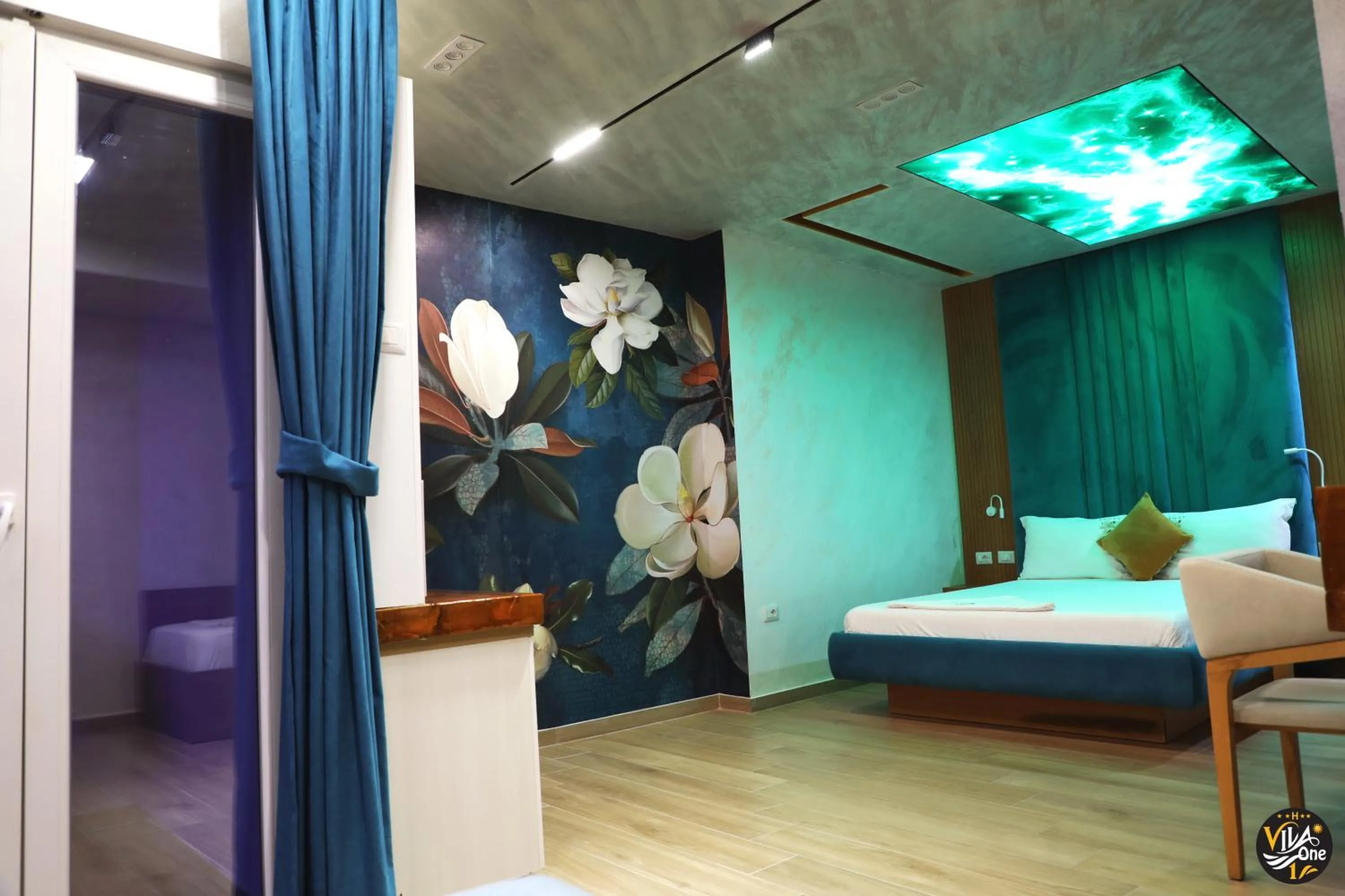 Photo of the whole room, Bed in Vila One Beach Hotel