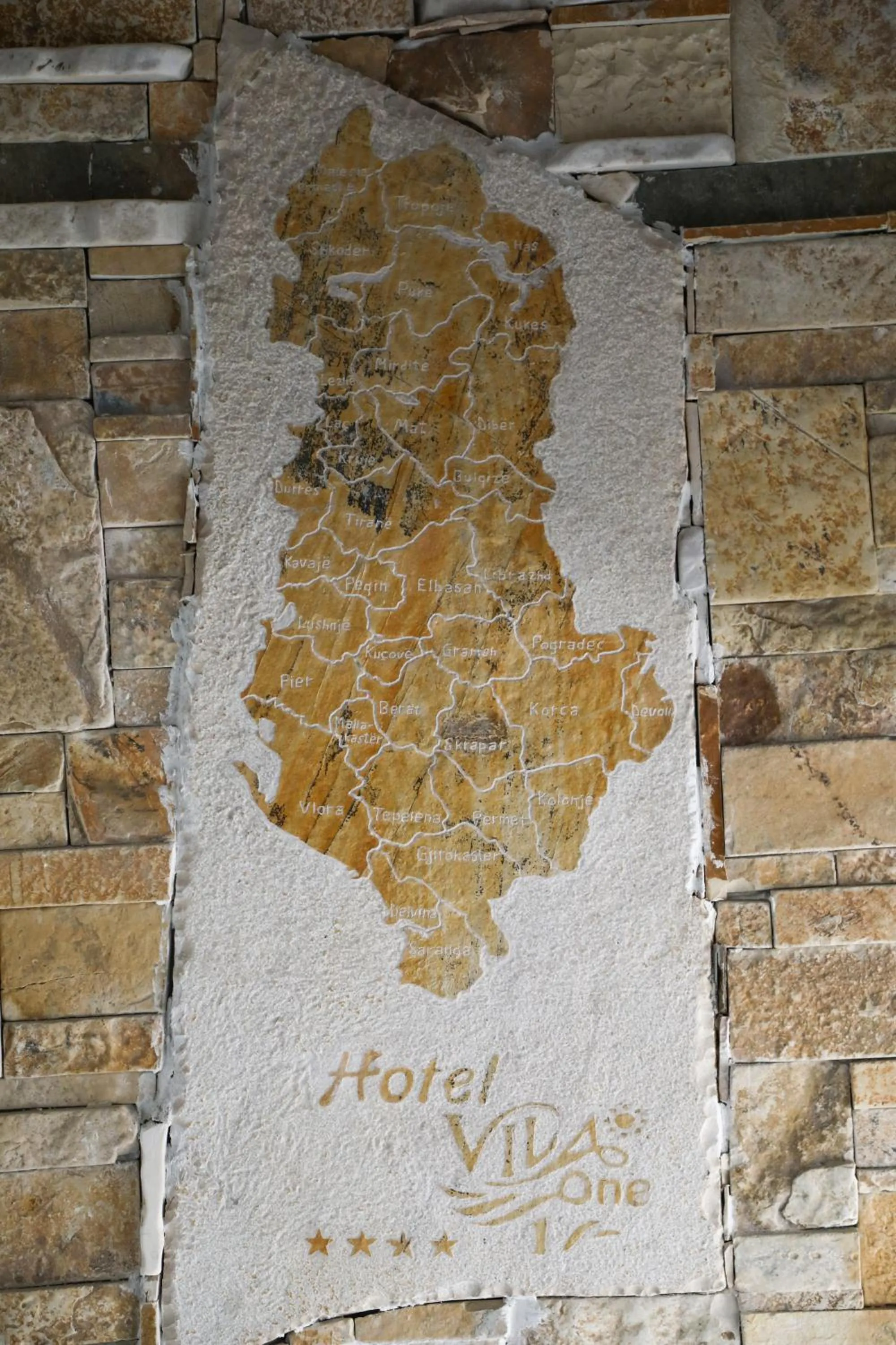 Floor plan in Vila One Beach Hotel