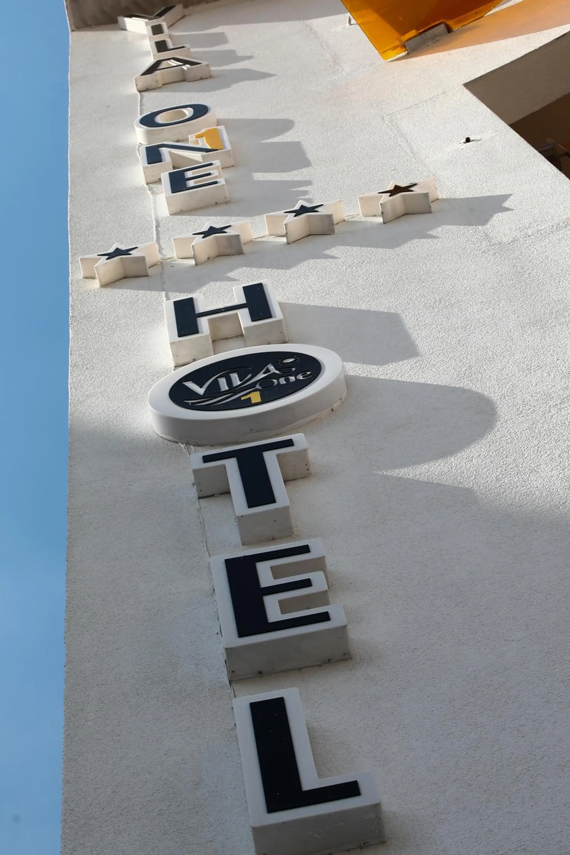 Property logo or sign in Vila One Beach Hotel
