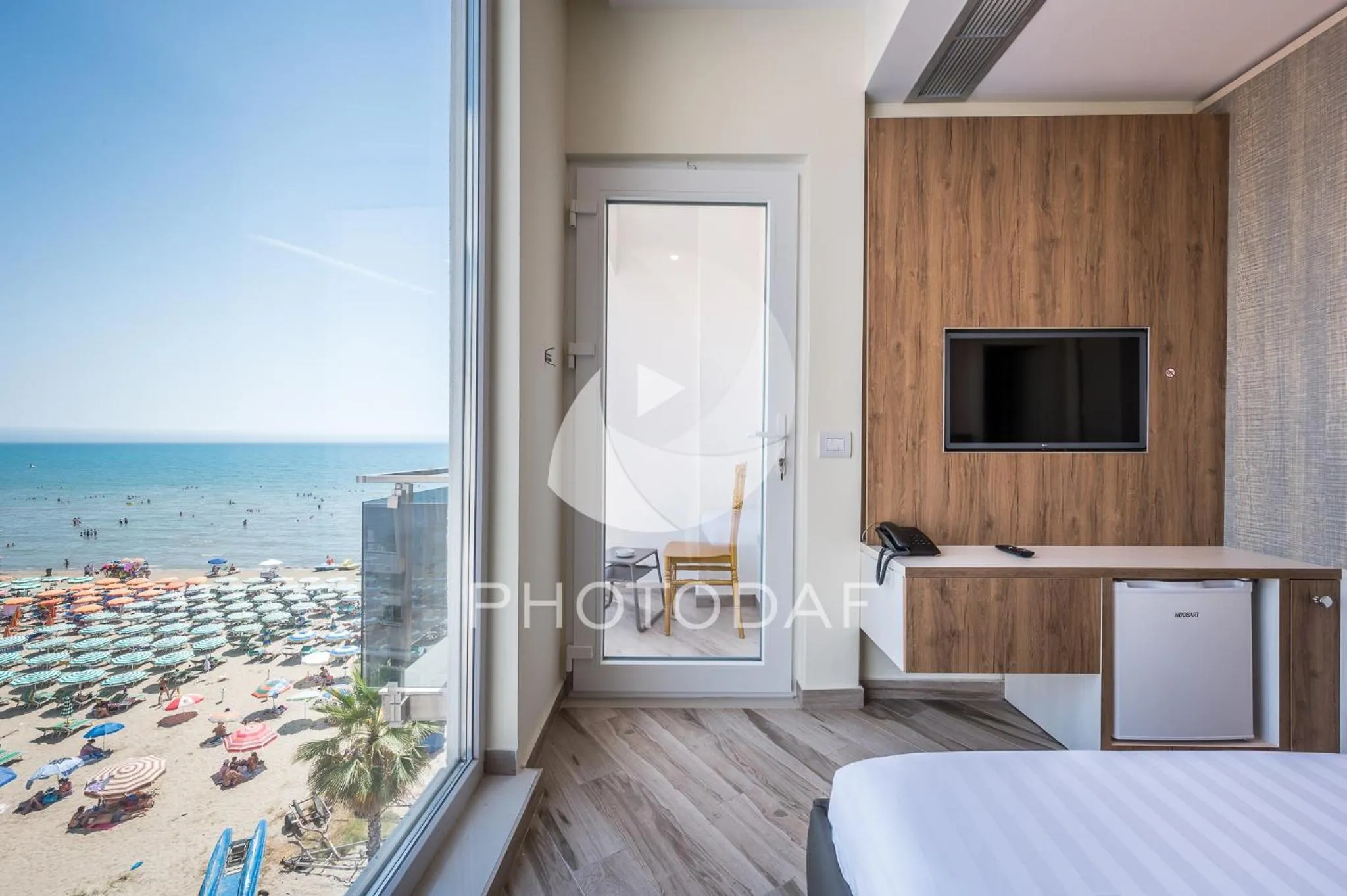 View (from property/room), Bed in Vila One Beach Hotel