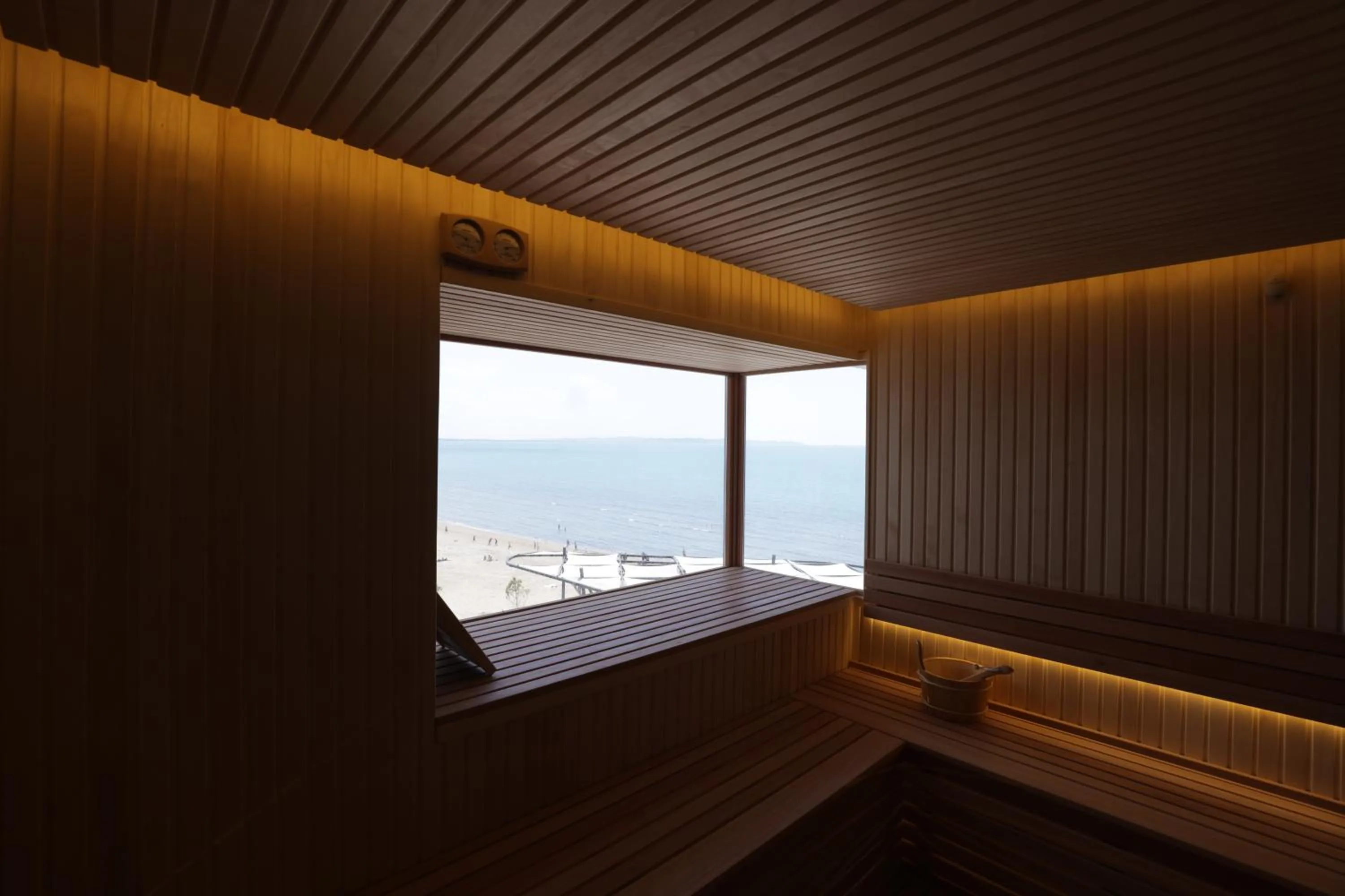 Sauna in Vila One Beach Hotel