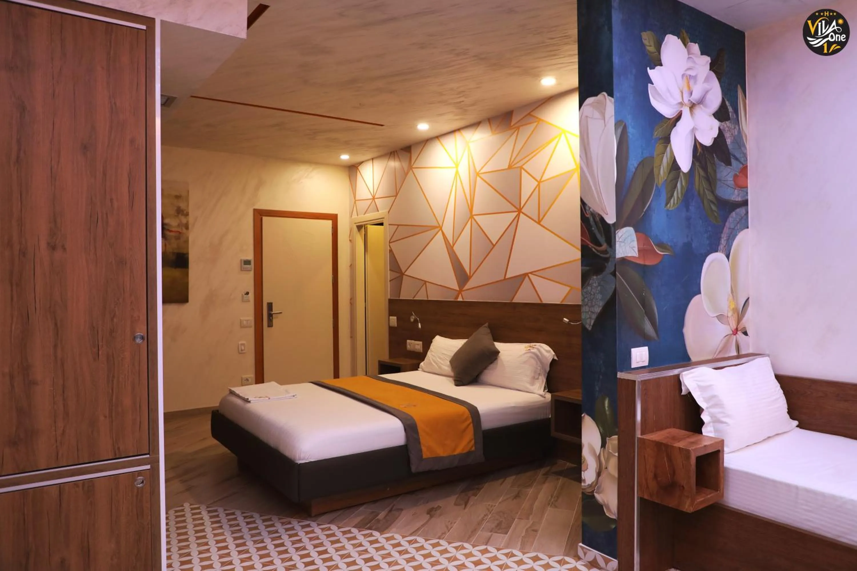 Photo of the whole room, Bed in Vila One Beach Hotel