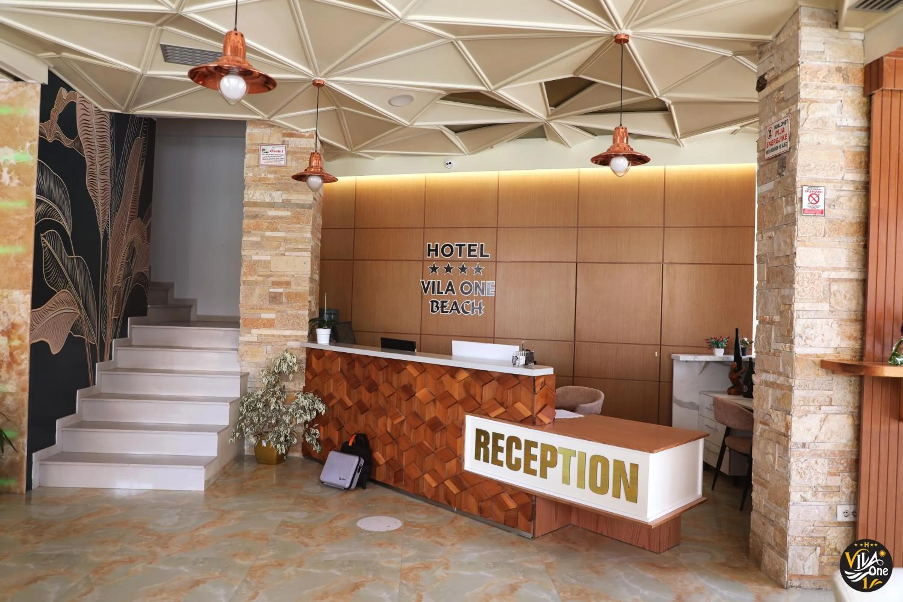 Lobby or reception in Vila One Beach Hotel