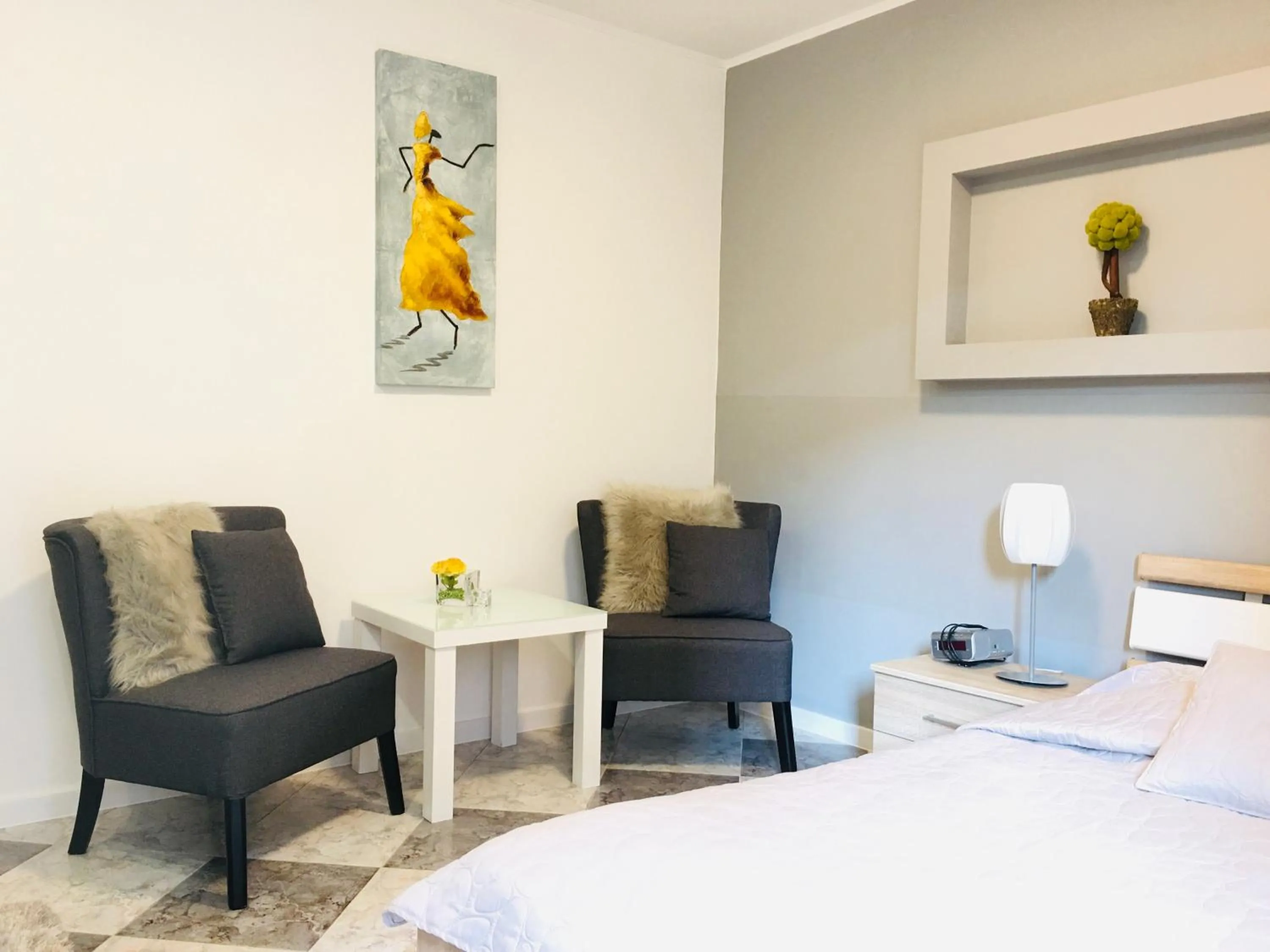 Bed in Penzión Hradby