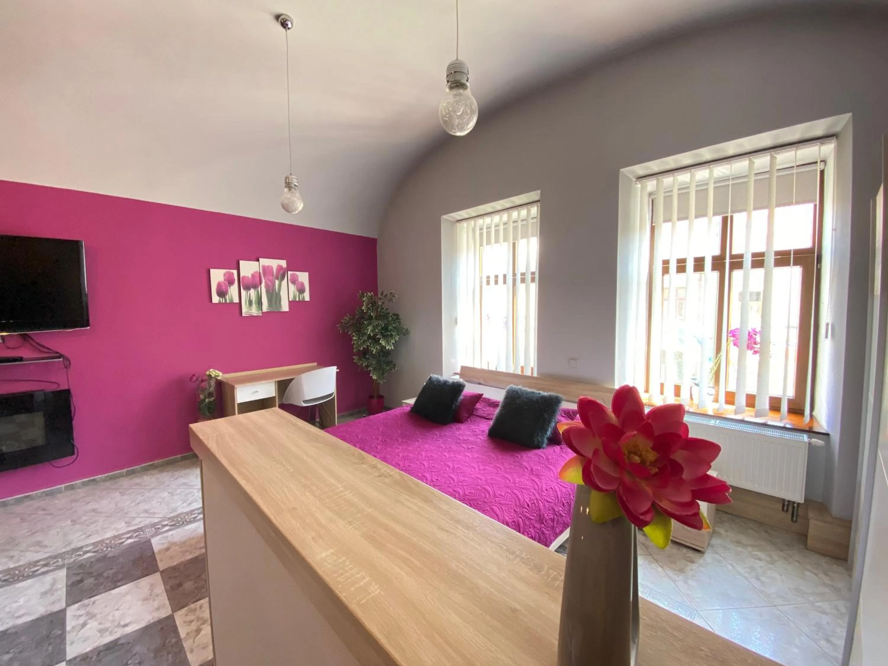 Bed in Penzión Hradby