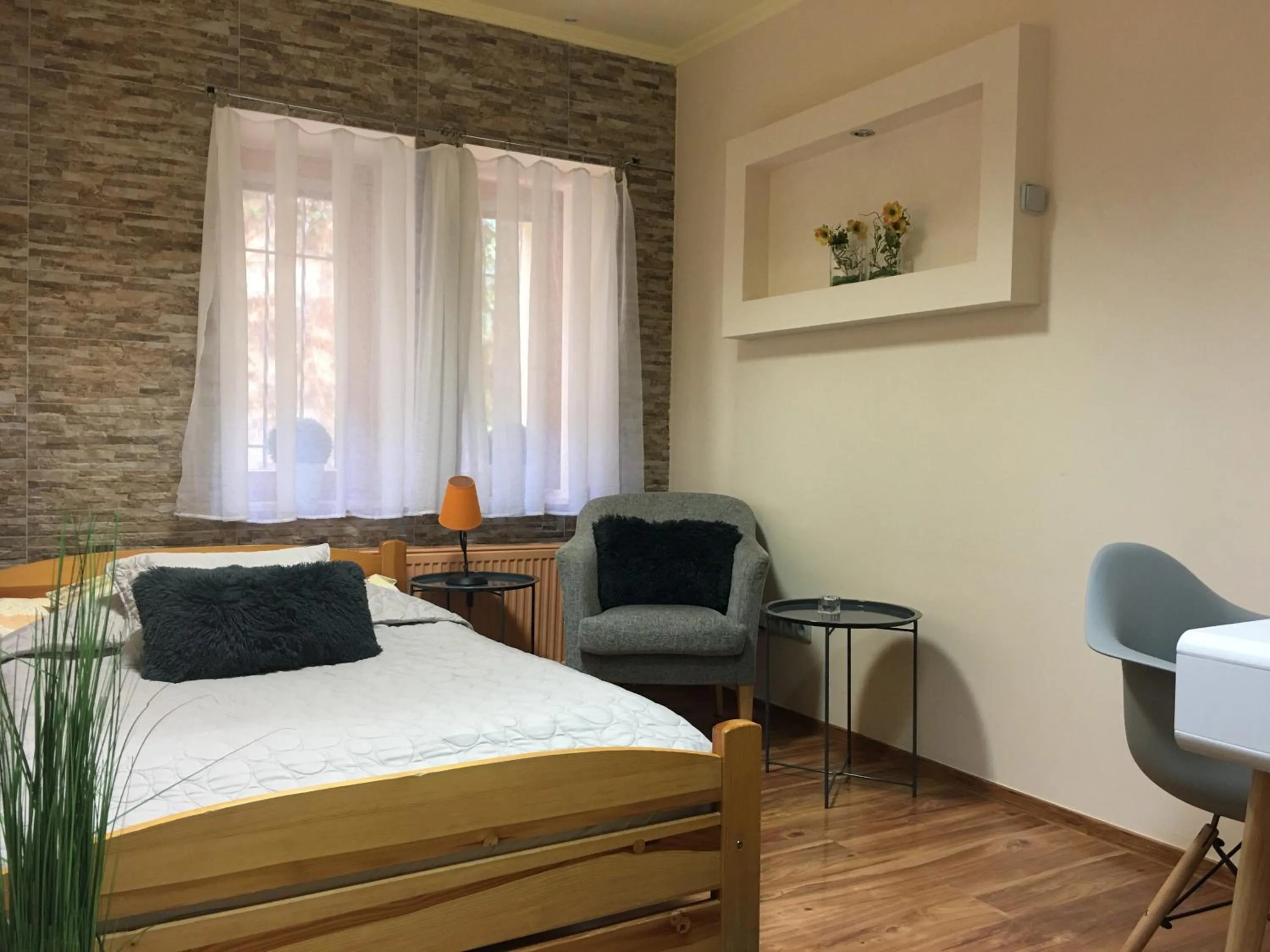 Bed in Penzión Hradby