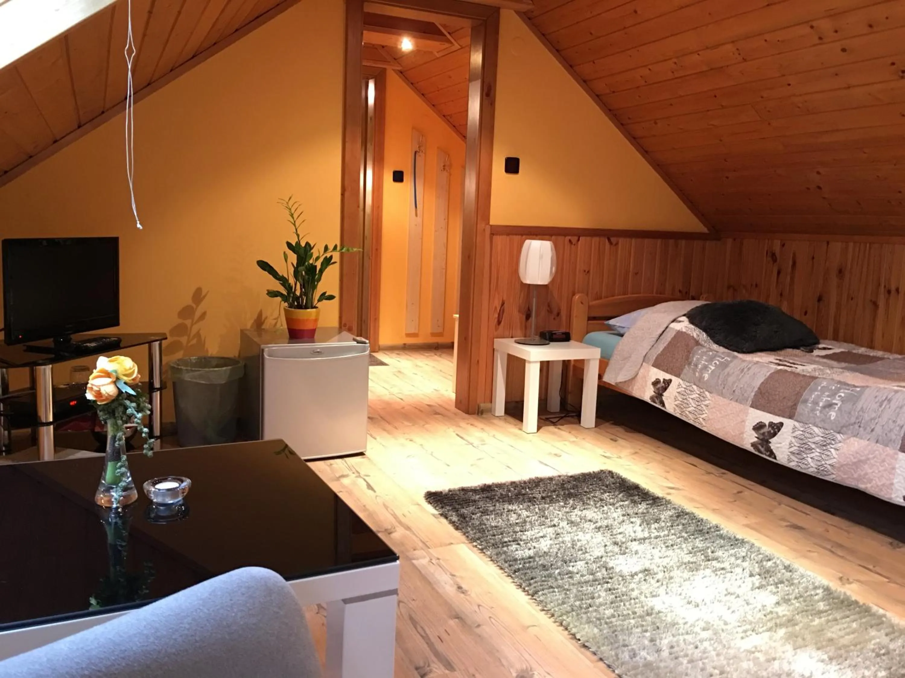 Photo of the whole room, Bed in Penzión Hradby