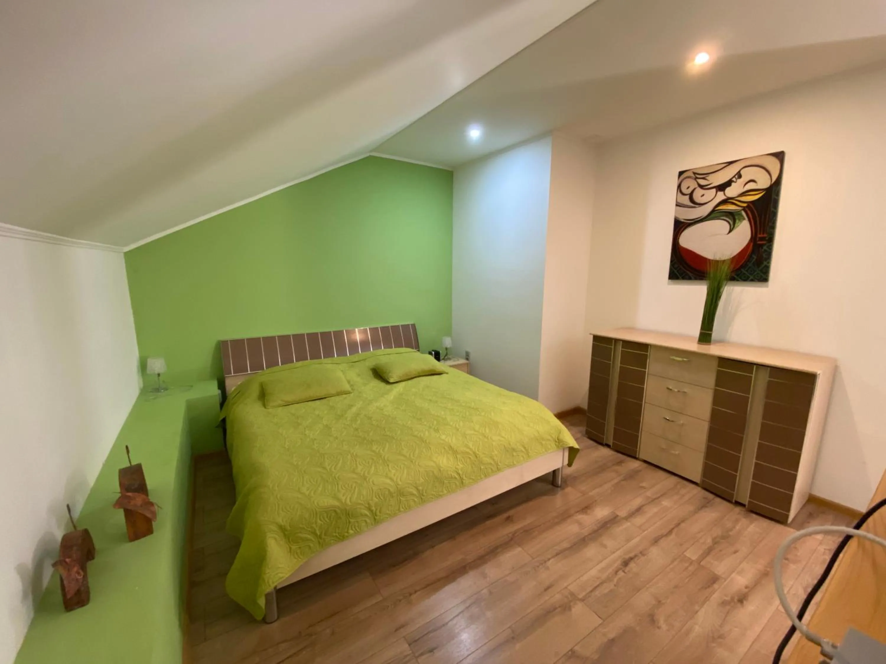 Bed in Penzión Hradby