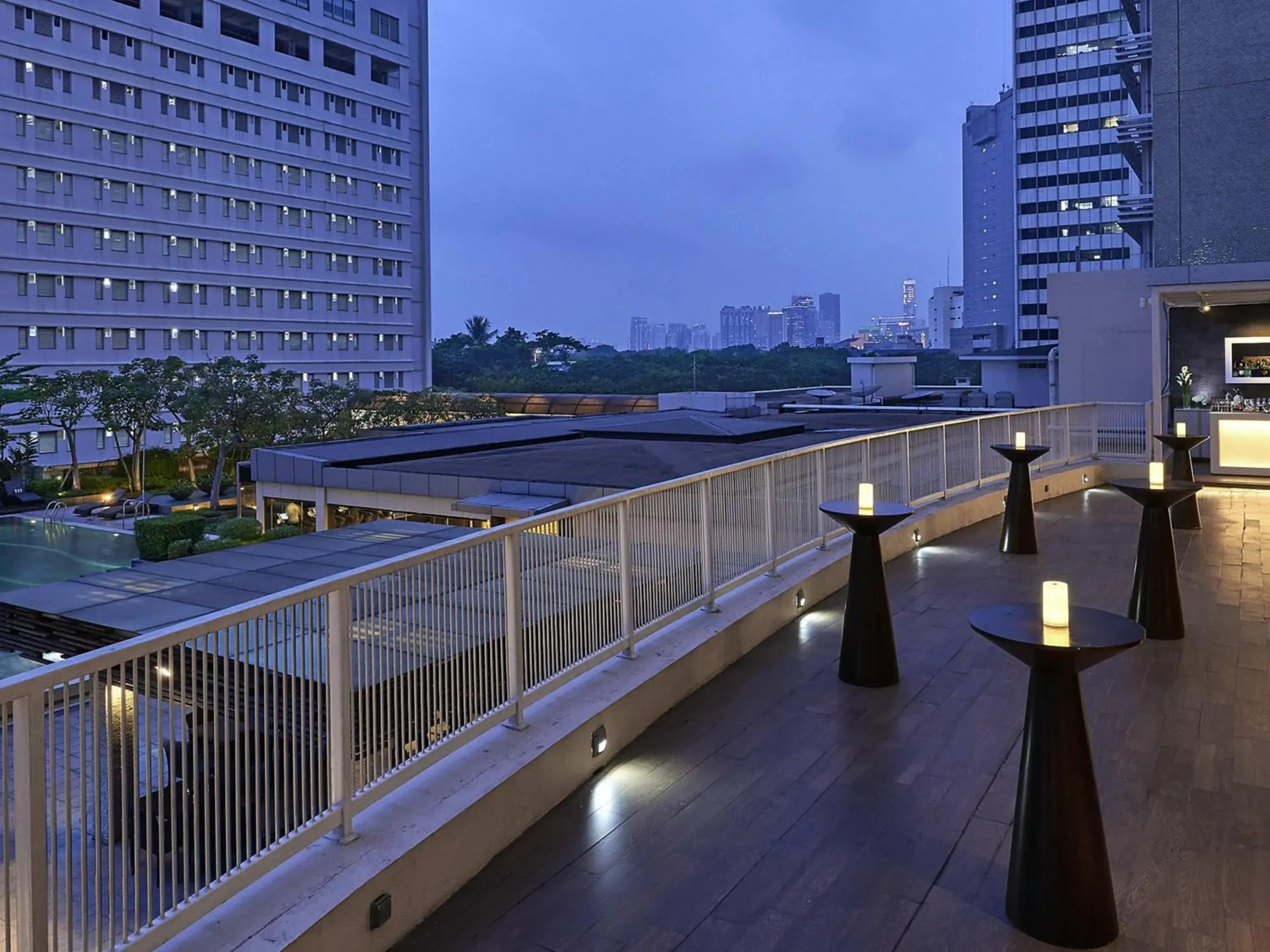Pool view in Pullman Jakarta Indonesia Pool view in Pullman Jakarta Indonesia